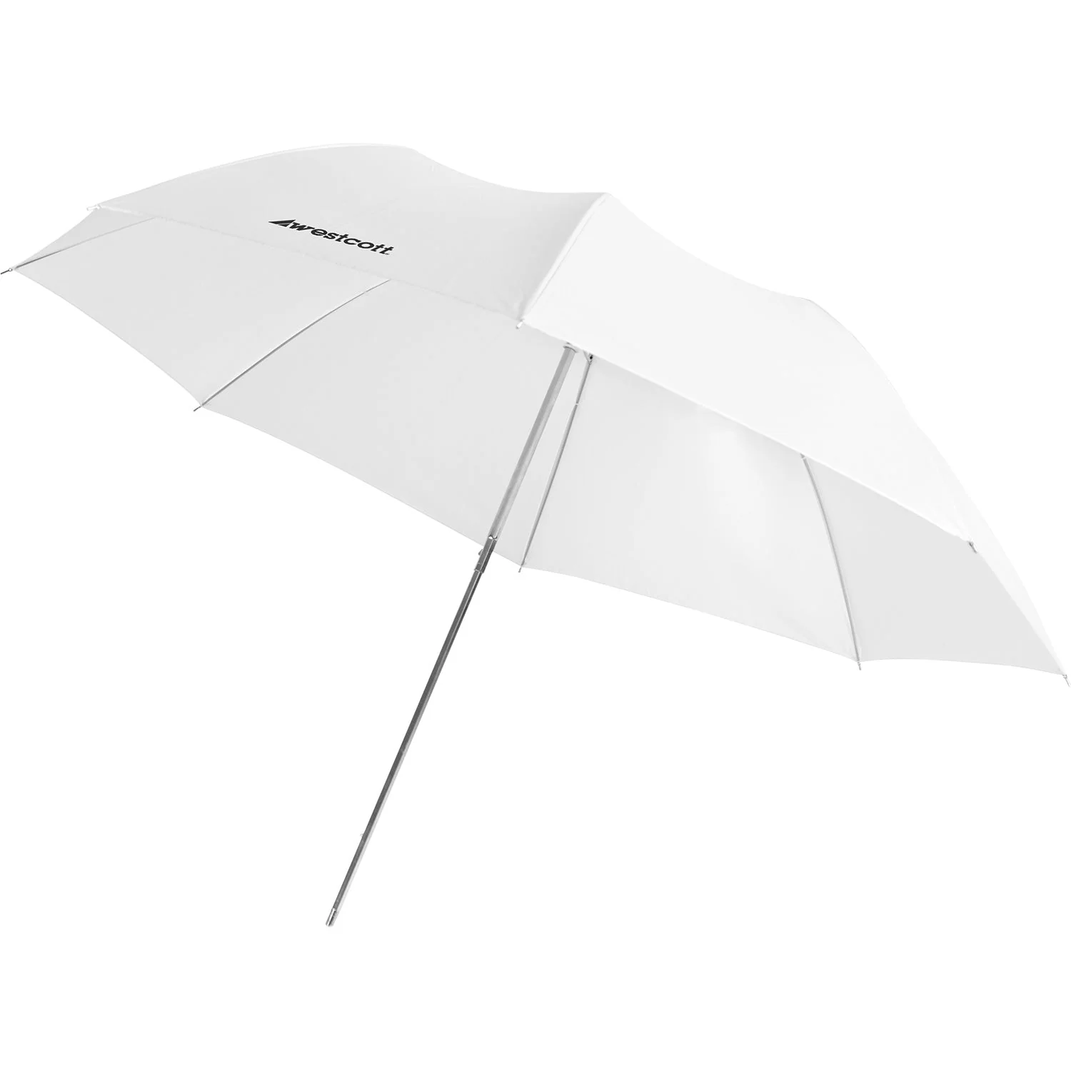 Compact Collapsible Umbrella Flash Kit - Optical White Satin with Removable Black Cover (43") - Image 4