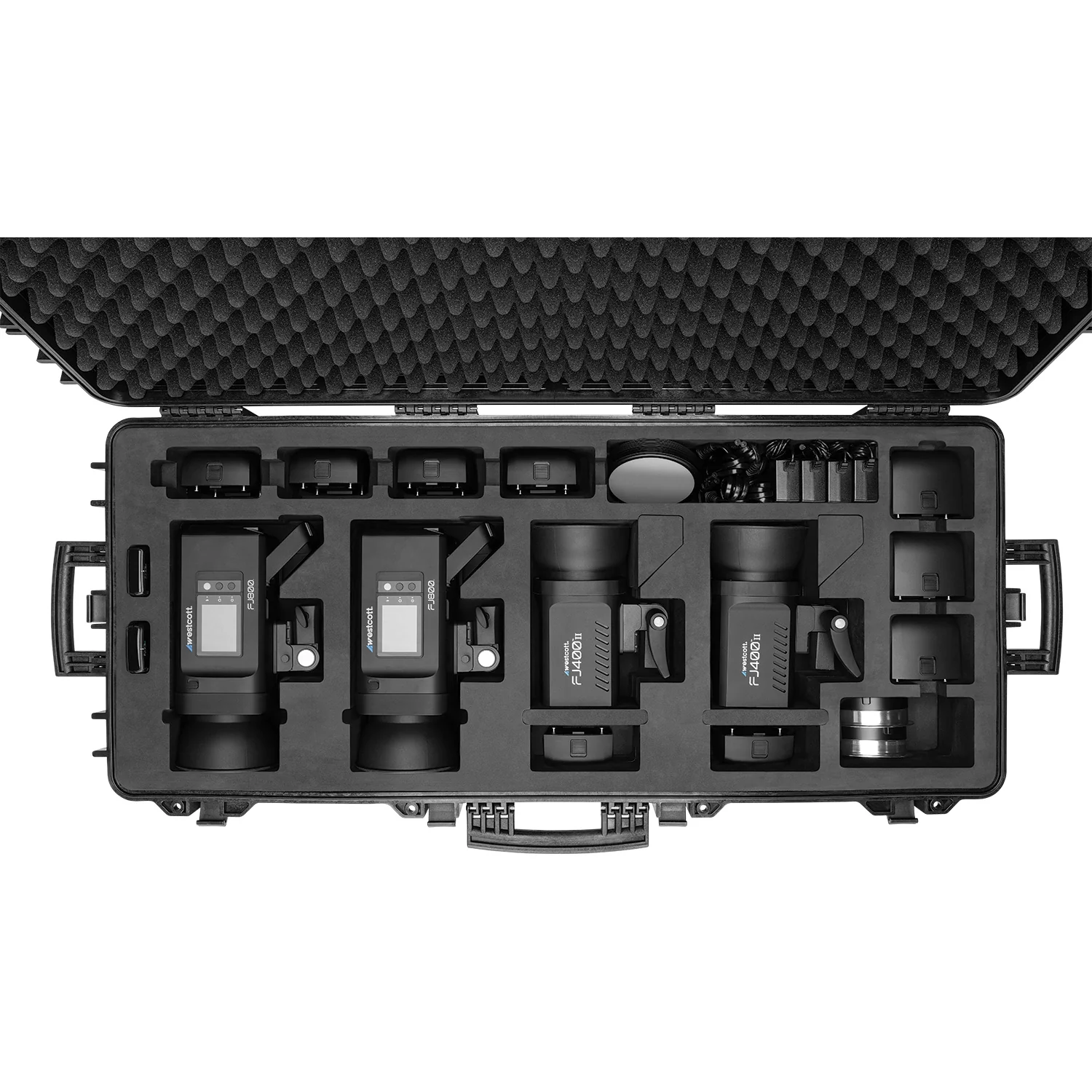 44x18 Rolling Hard Case for FJ800, FJ400 II and FJ250 (4-Strobe Capacity) - Image 6