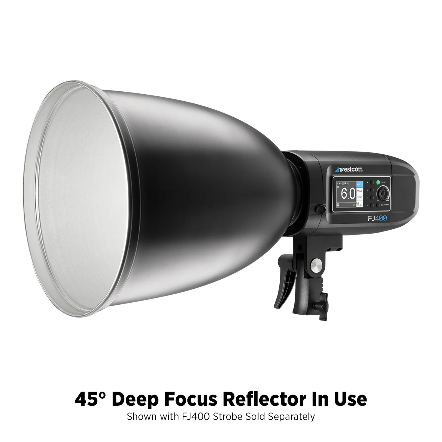 45-Degree Deep Focus Reflector with Honeycomb Grids & Diffusion (FJ800, FJ400, FJ400 II, FJ400-SE, FJ250, Bowens) - Image 12