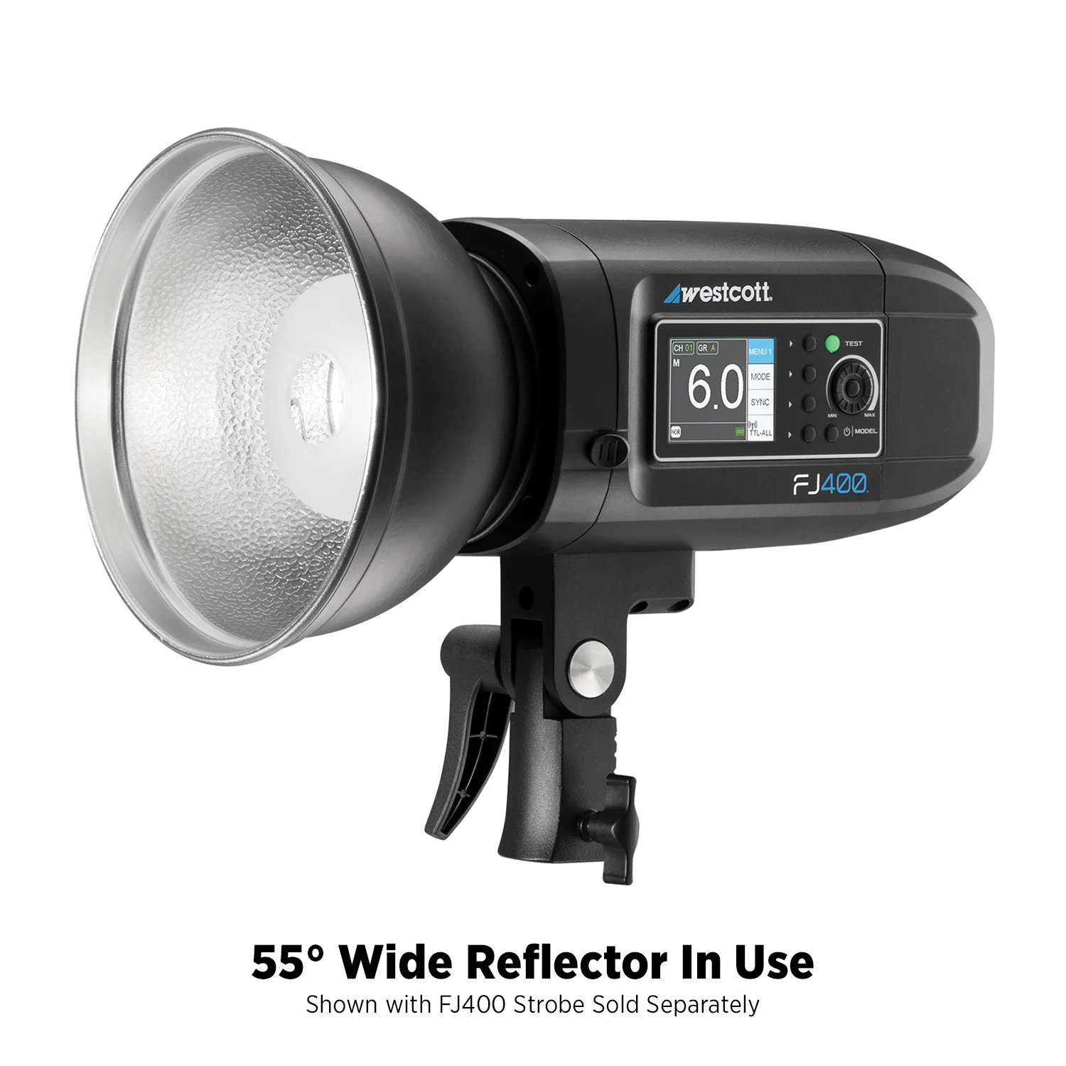 55-Degree Wide Umbrella Reflector with Honeycomb Grids (FJ800, FJ400, FJ400 II, FJ400-SE, FJ250, Bowens) - Image 14