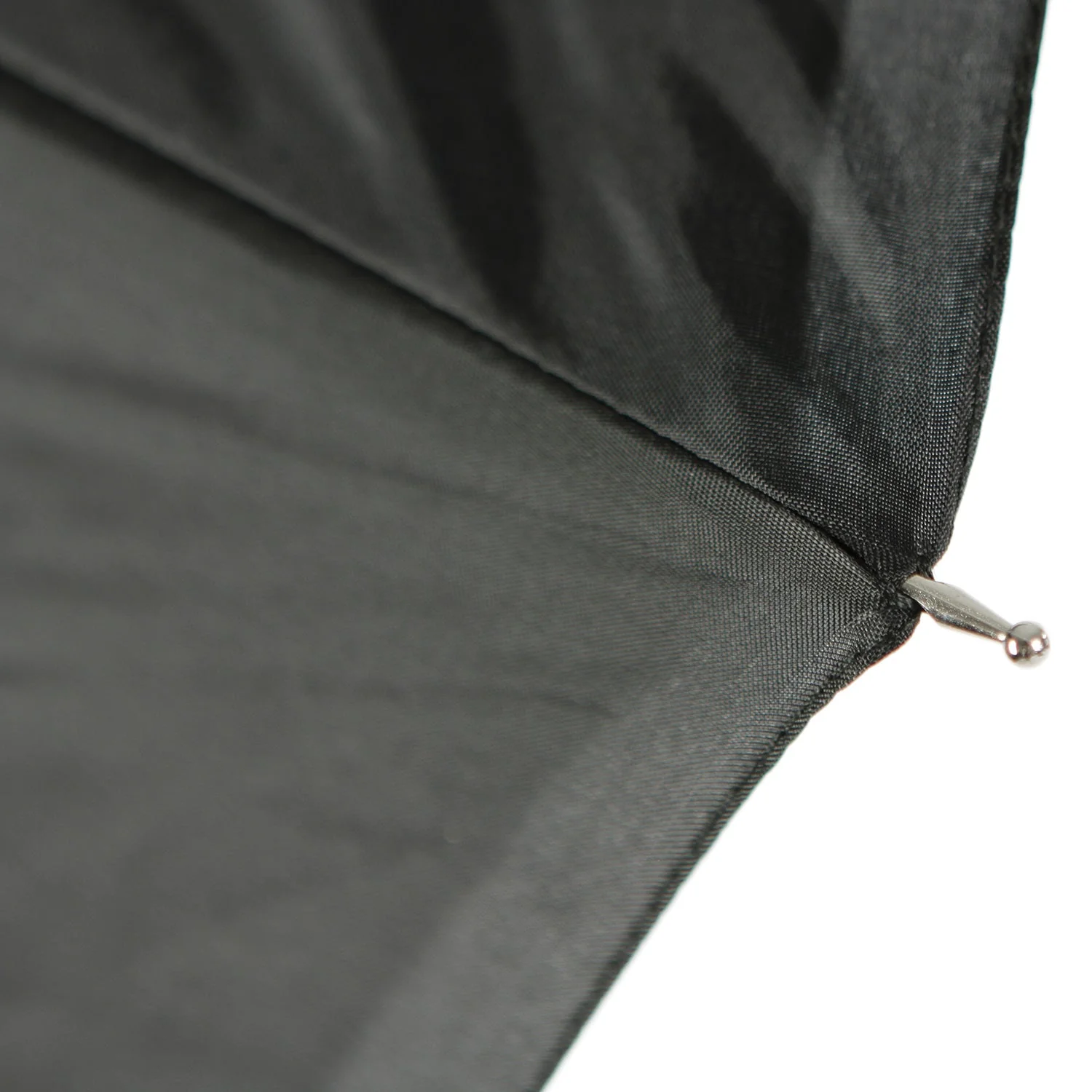 Convertible Umbrella - Optical White Satin with Removable Black Cover (60") - Image 5