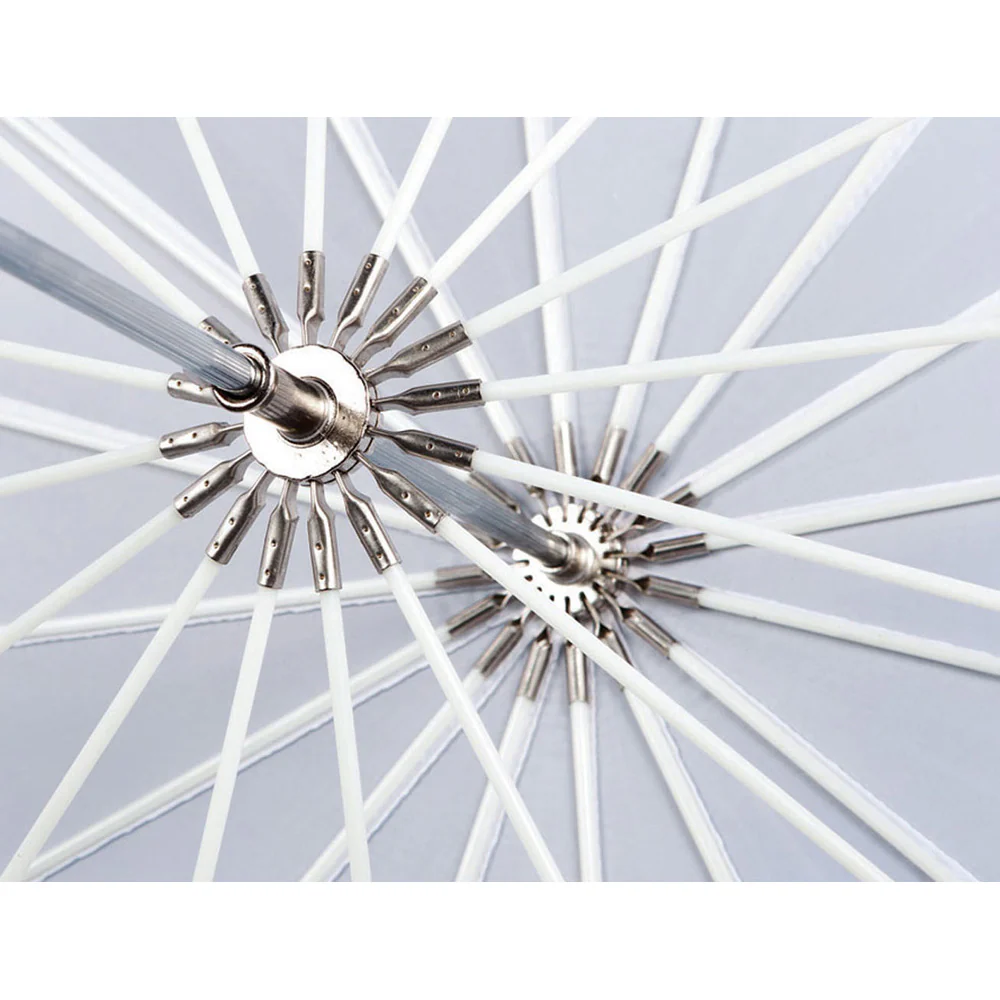 Standard Umbrella - White/Black Bounce (7') - Image 4