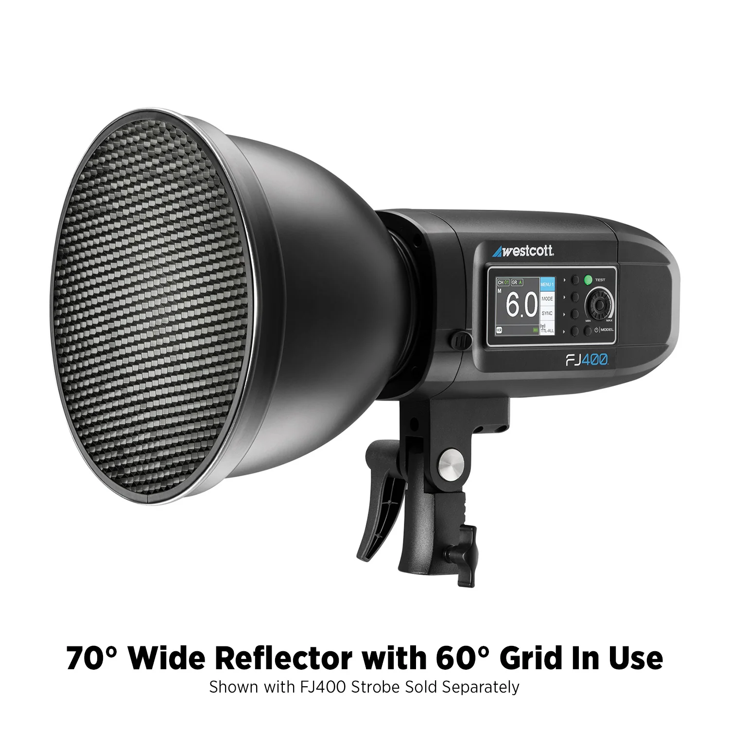 70-Degree Wide Reflector with Honeycomb Grids (FJ800, FJ400, FJ400 II, FJ400-SE, FJ250, Bowens) - Image 12