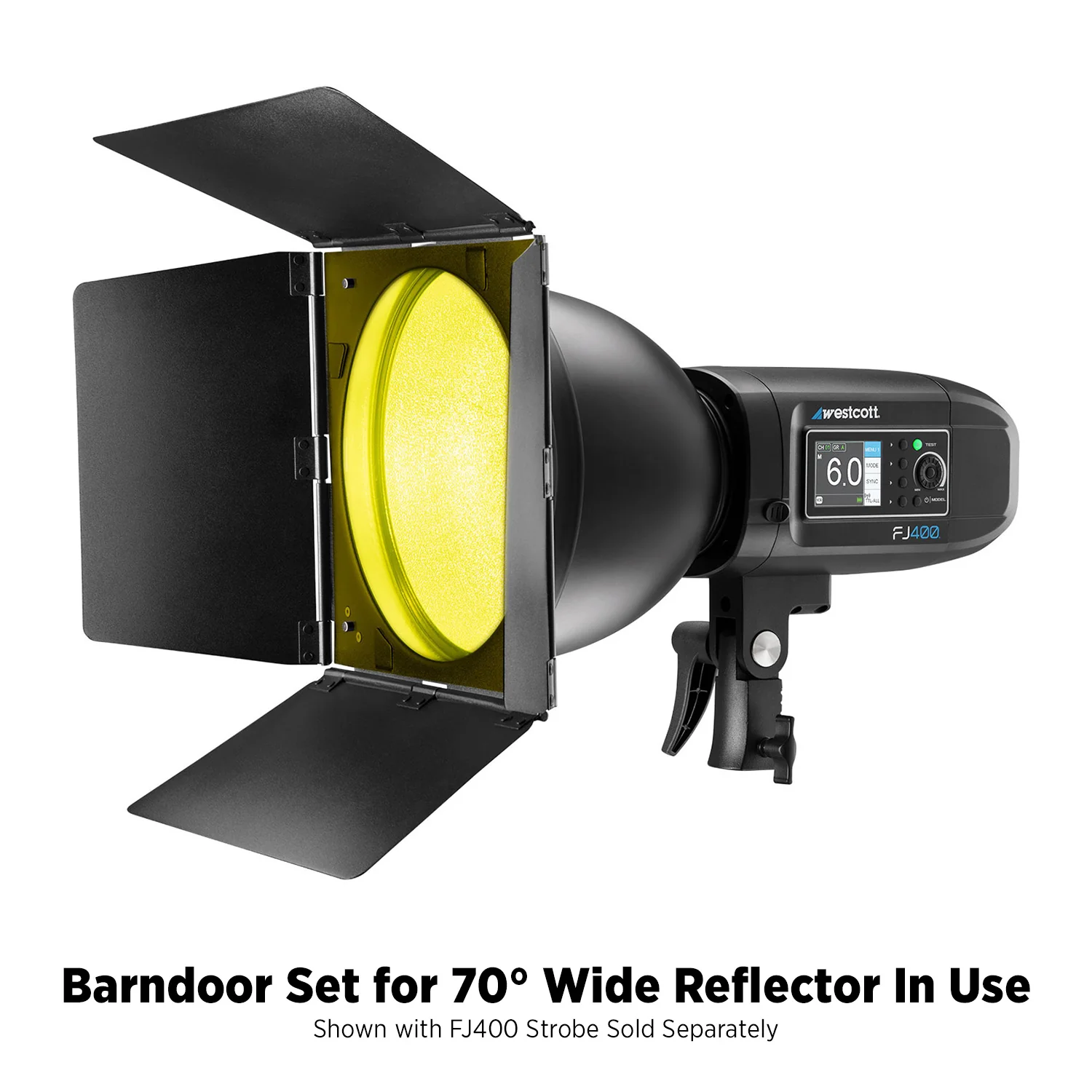 Barndoor Set for 70-Degree Wide Reflector - Image 10