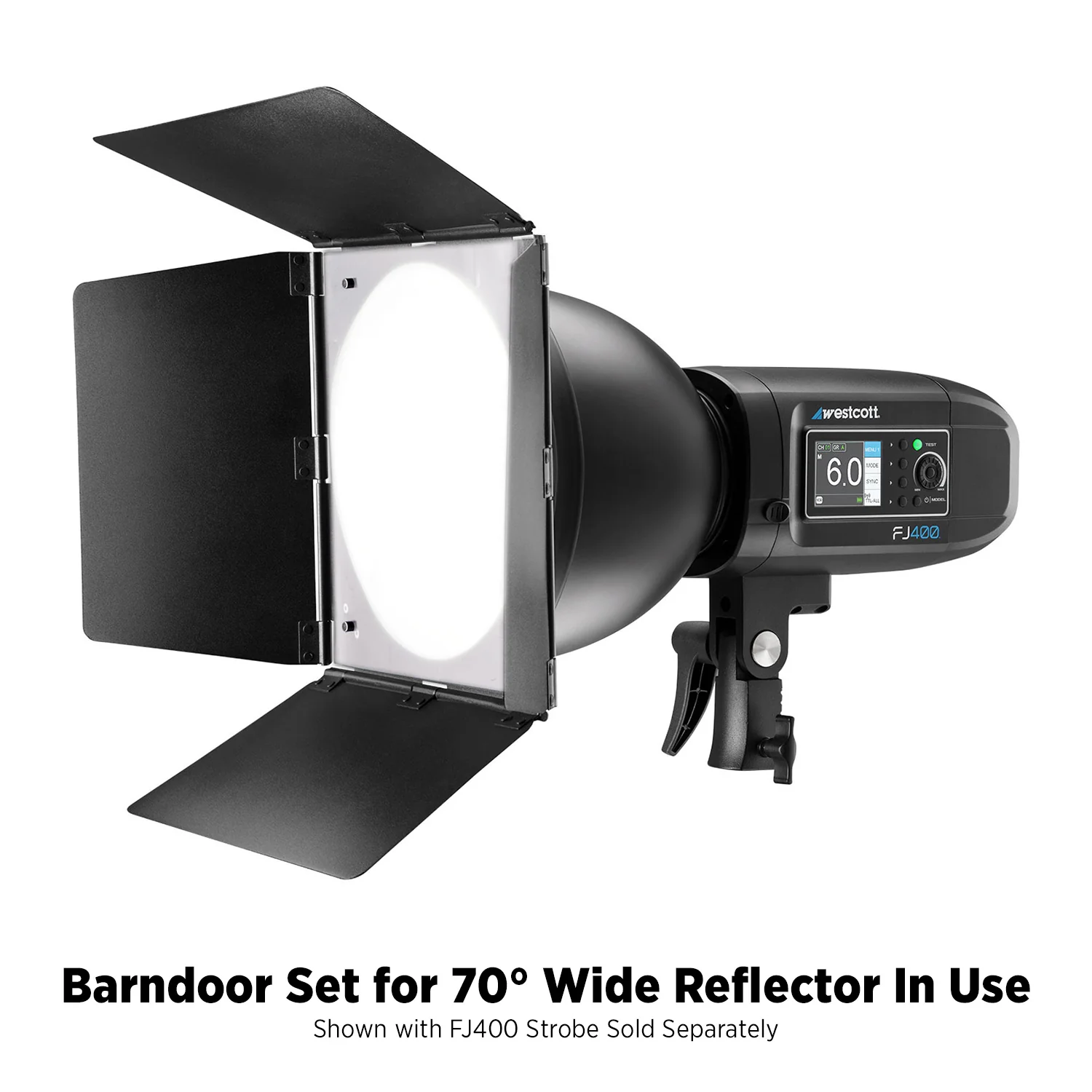 Barndoor Set for 70-Degree Wide Reflector - Image 6
