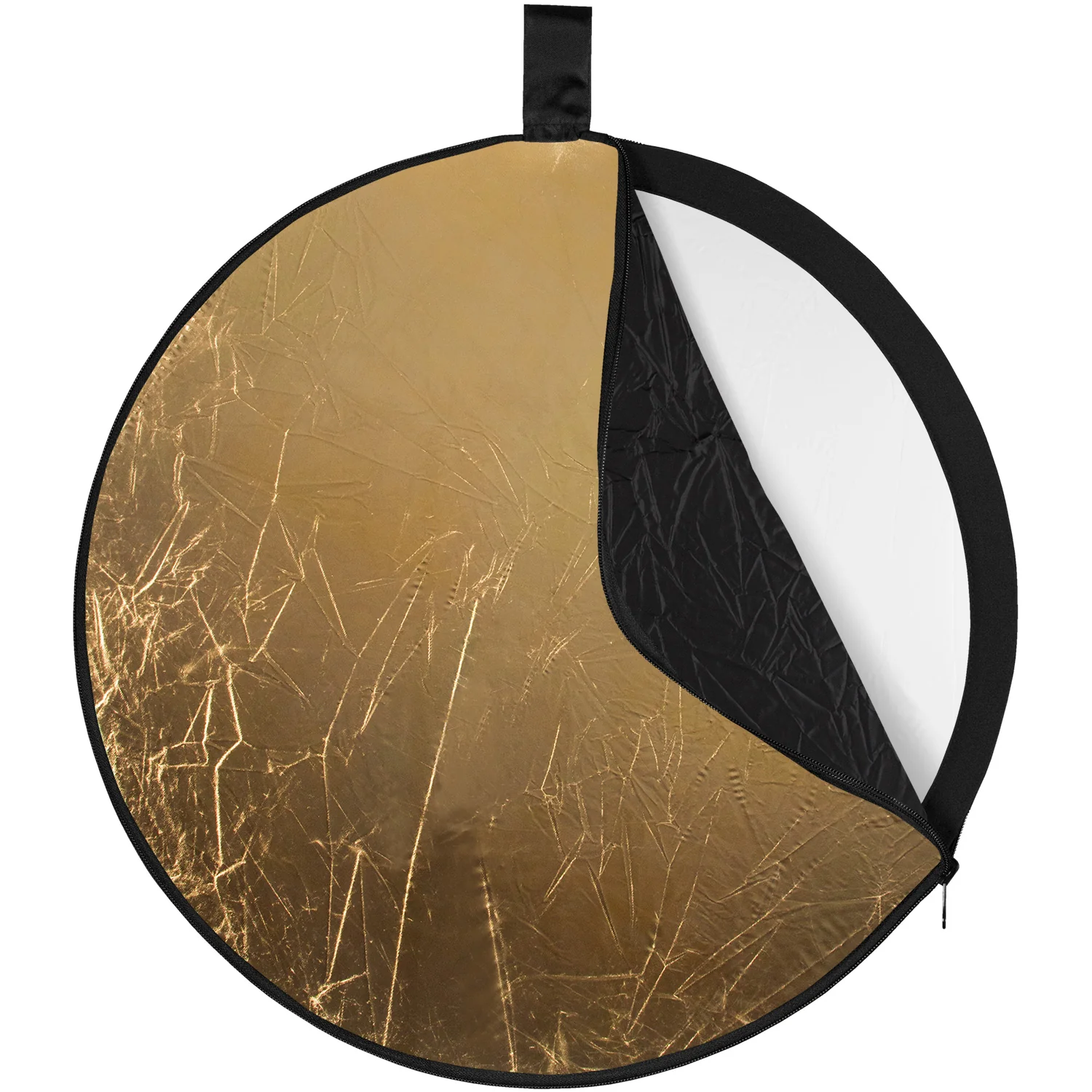 Collapsible 5-in-1 Reflector with Gold Surface (20") - Image 4