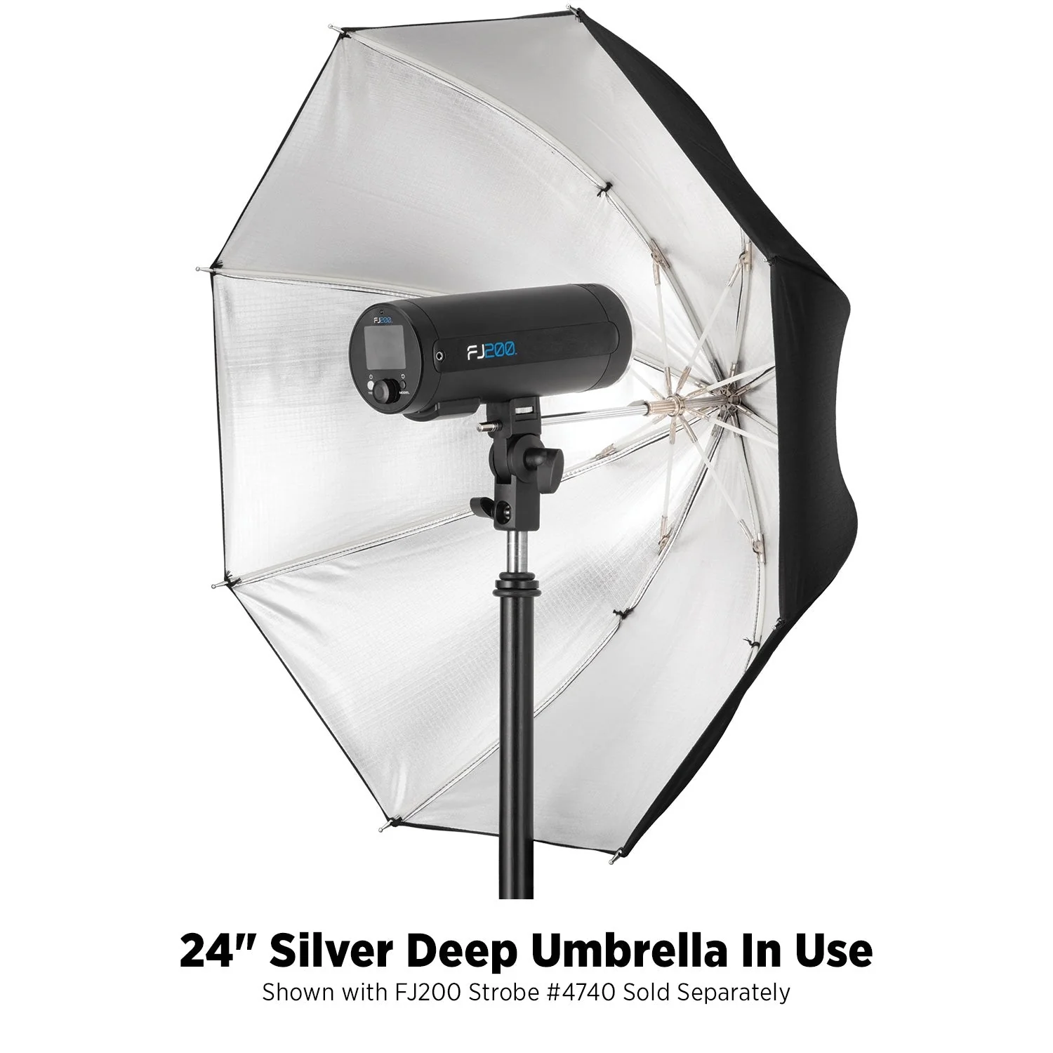 Deep Umbrella - Silver Bounce (24") - Image 12