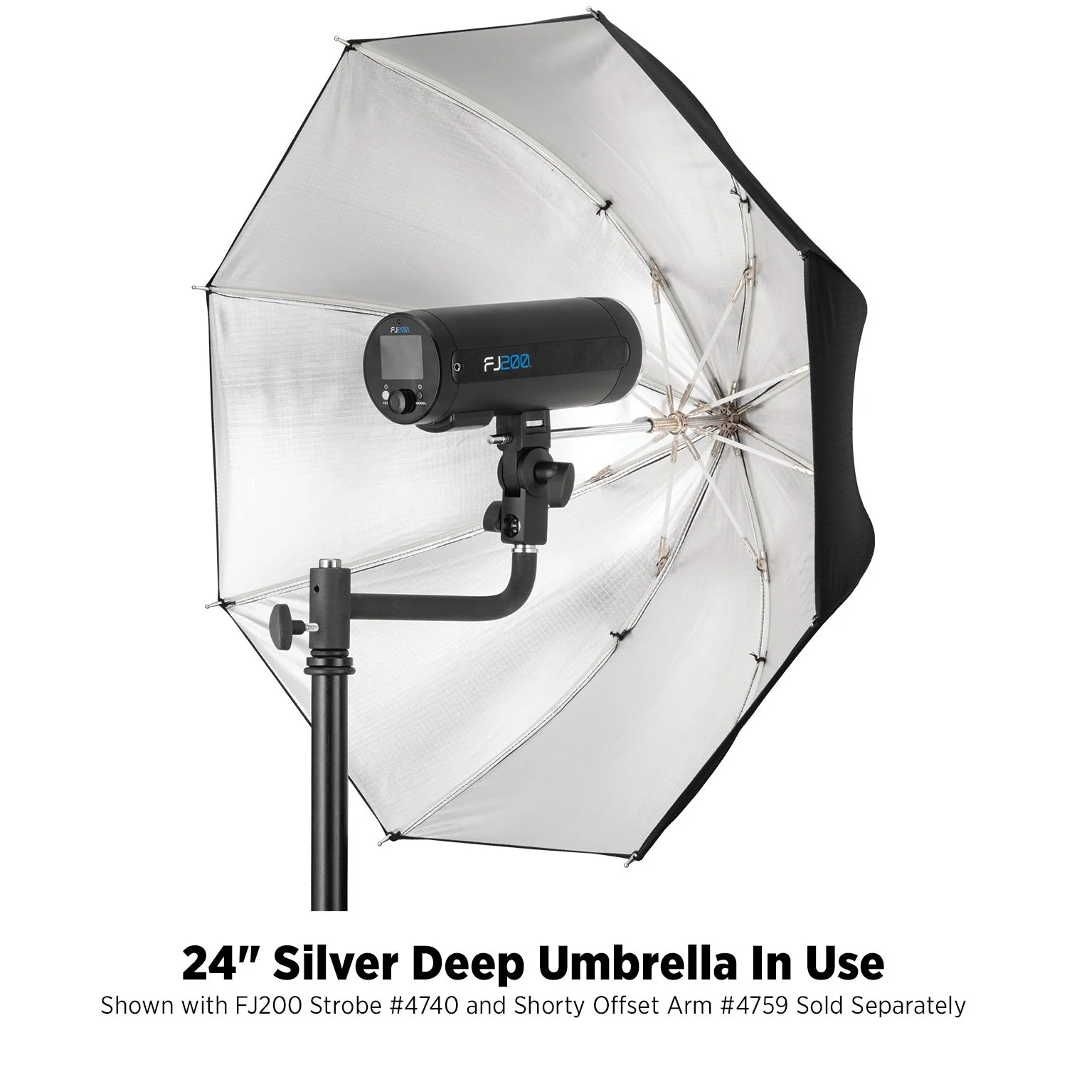Deep Umbrella - Silver Bounce (24") - Image 13
