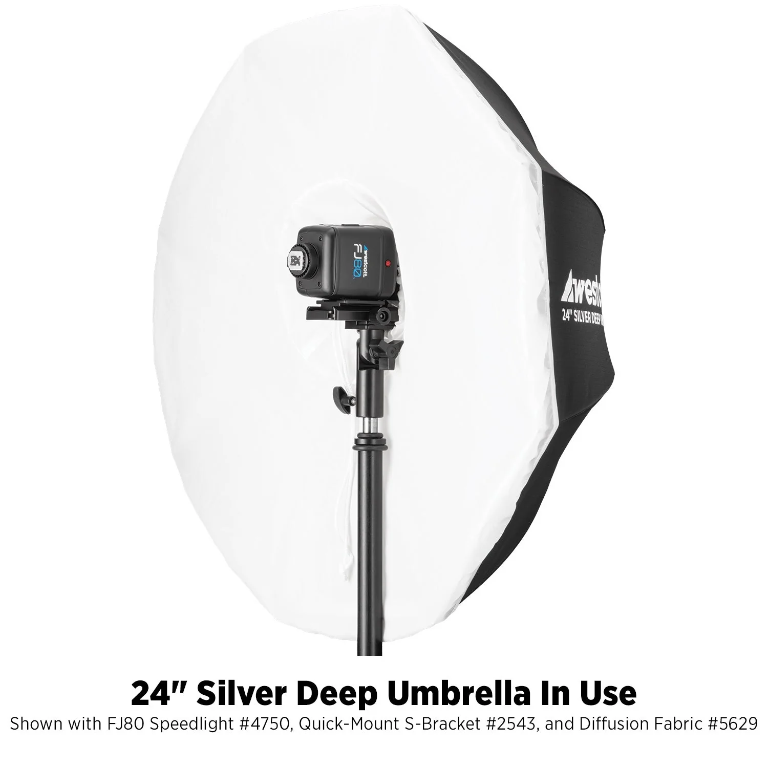 Deep Umbrella - Silver Bounce (24") - Image 9