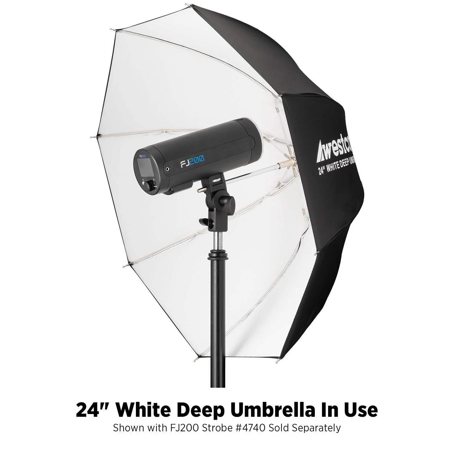 Deep Umbrella - White Bounce (24") - Image 9