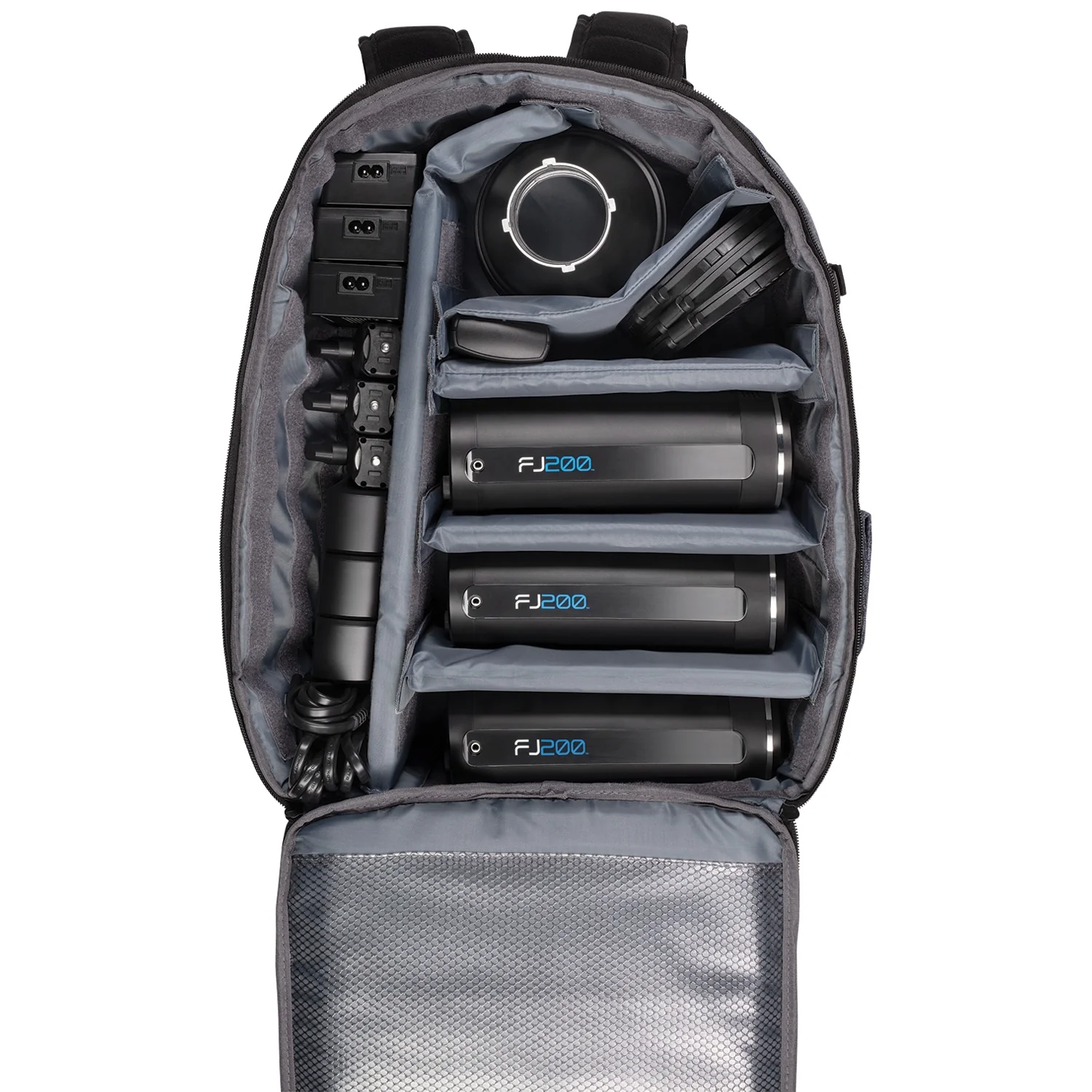 FJ200 Strobe 3-Light Backpack Kit - Image 2