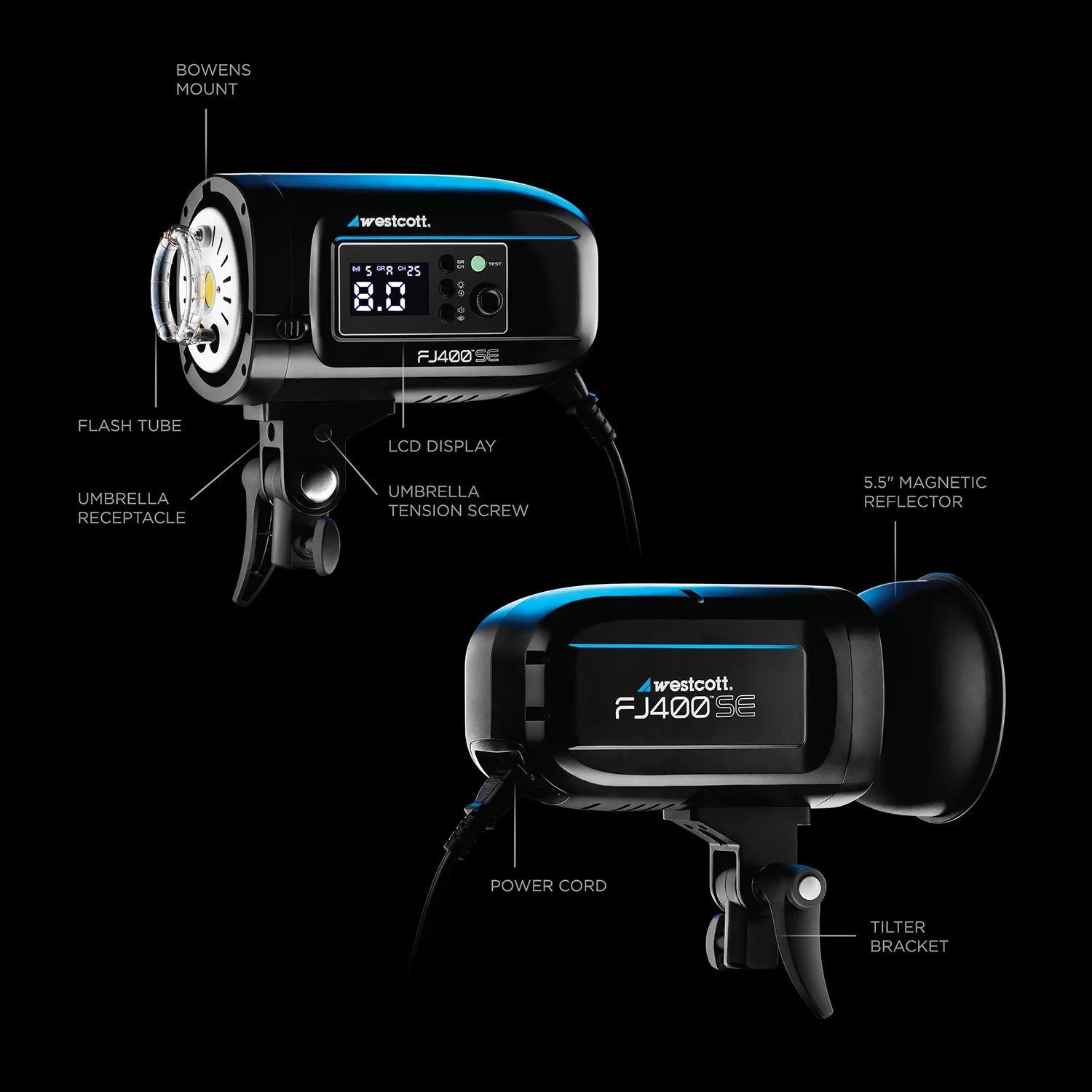 FJ400-SE 3-Light Studio Strobe Kit with FJ-X3 Wireless Trigger - Image 3