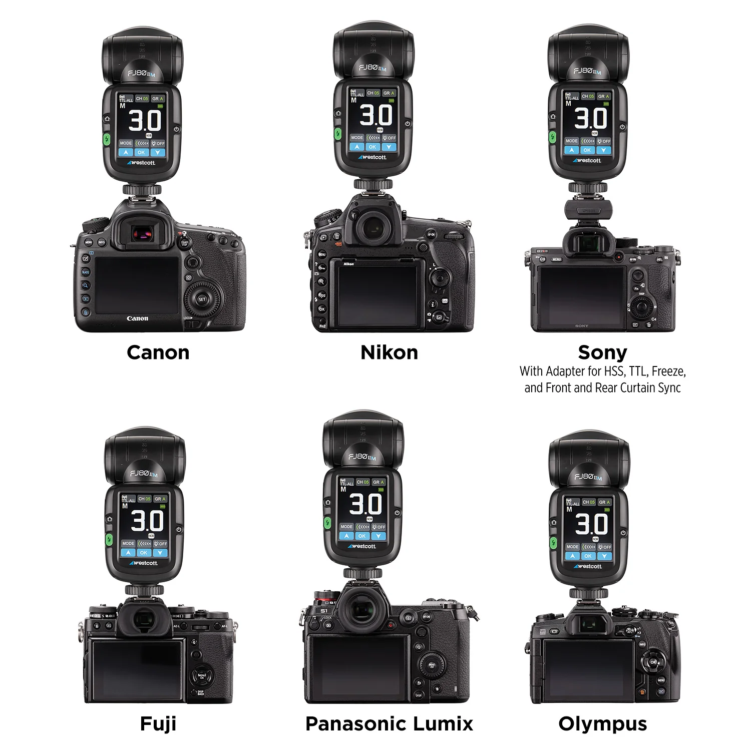 FJ80 II Touchscreen Speedlight (80Ws) - Image 7