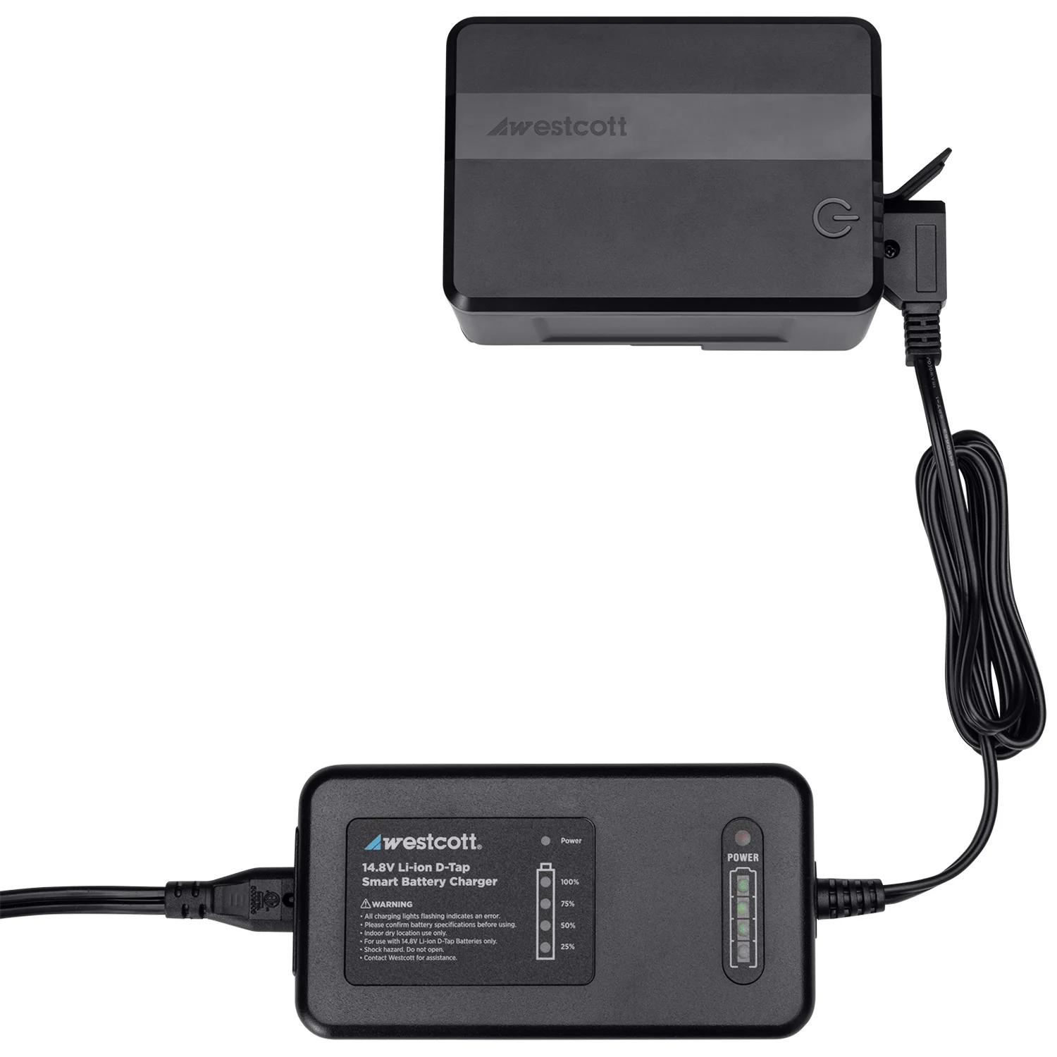 Flex Cine Bi-Color LED 2-Light Travel Kit with Mini V-Mount Batteries (1' x 1') - Image 13