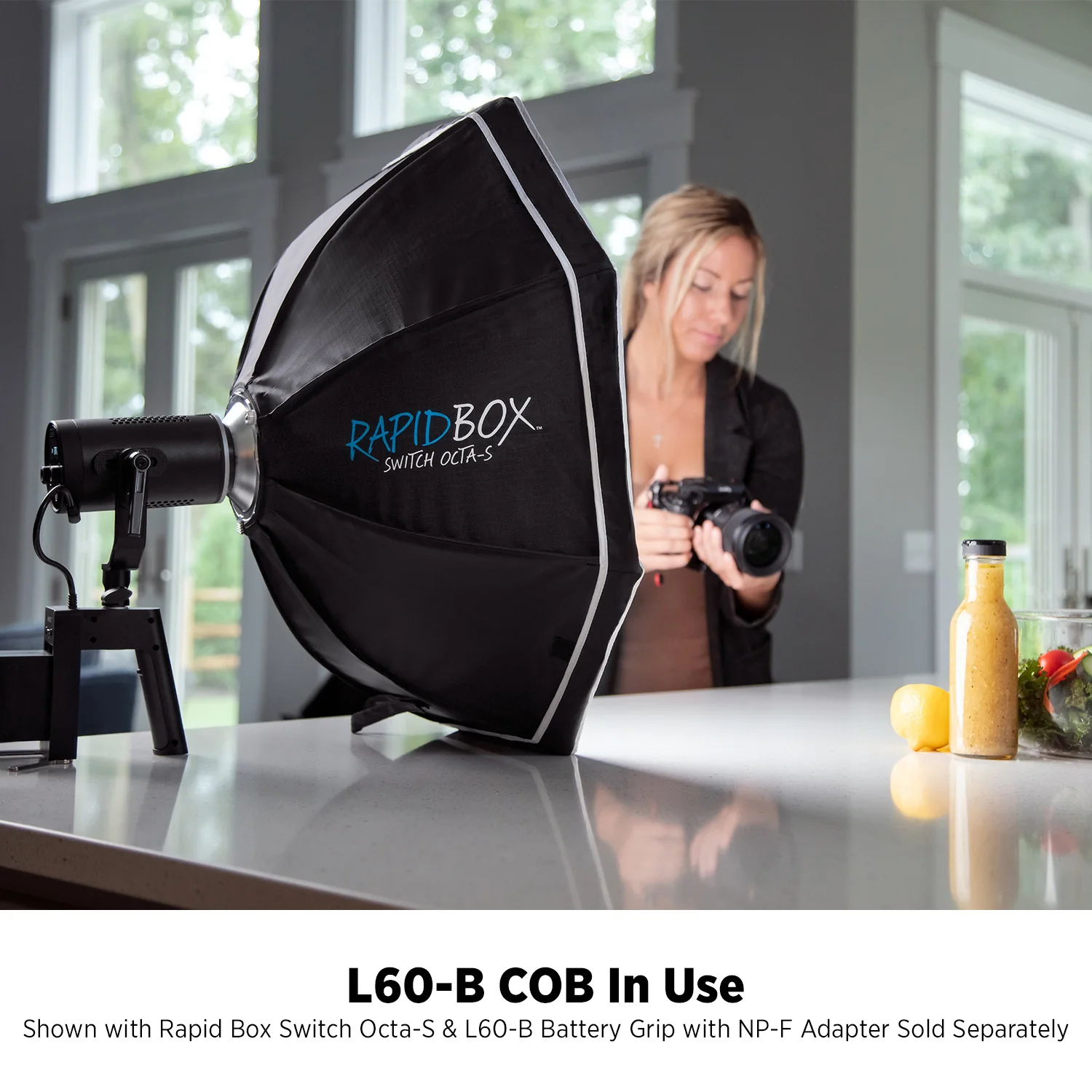L60-B Bi-Color COB LED 1-Light Backpack Kit - Image 3