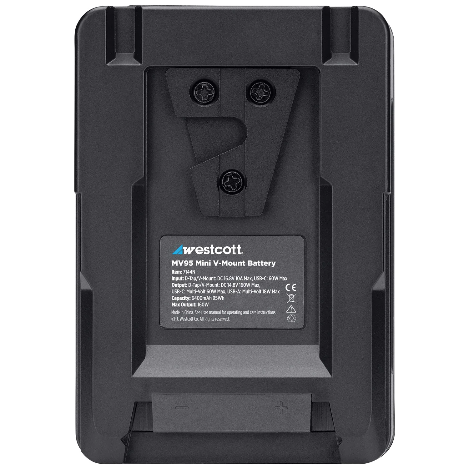 MV95 Mini V-Mount Battery with USB-C and Charger (14.8V, 95Wh) - Image 3