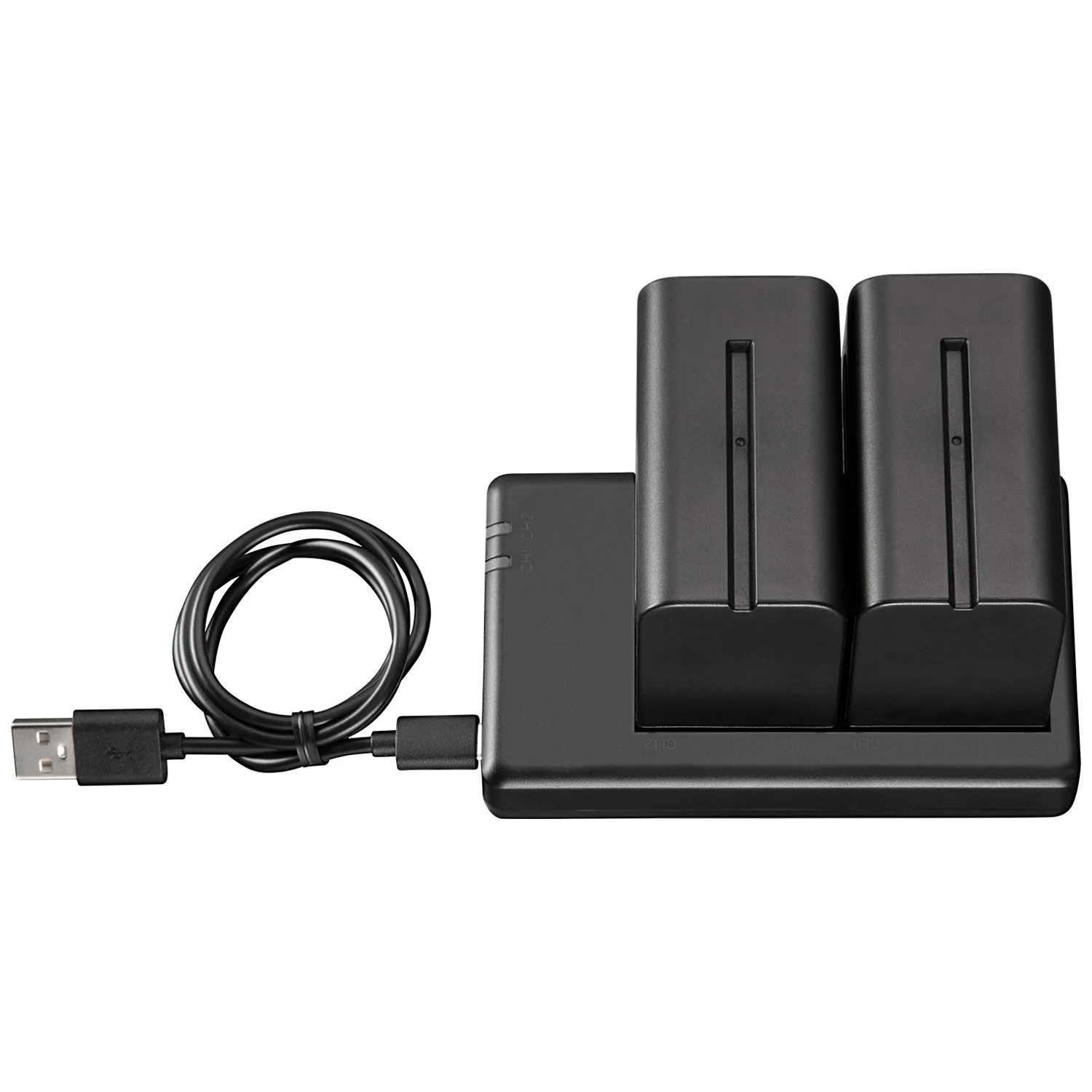 NP-F970 Dual Battery Pack with Charger (L-Series, 7.4V, 6600mAh, 48.8Wh) - Image 2