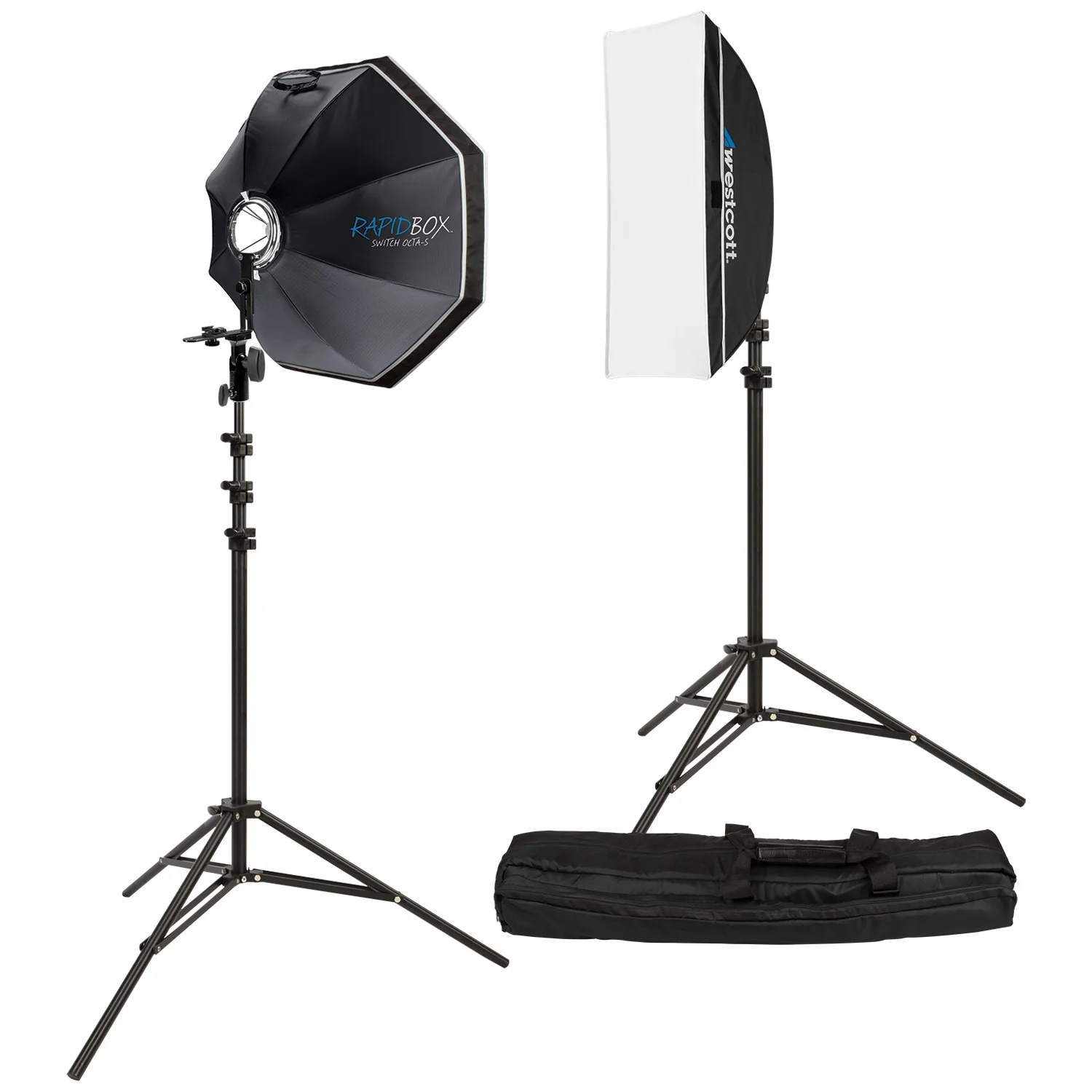 Rapid Box Switch 2-Light Round Head Speedlight Kit