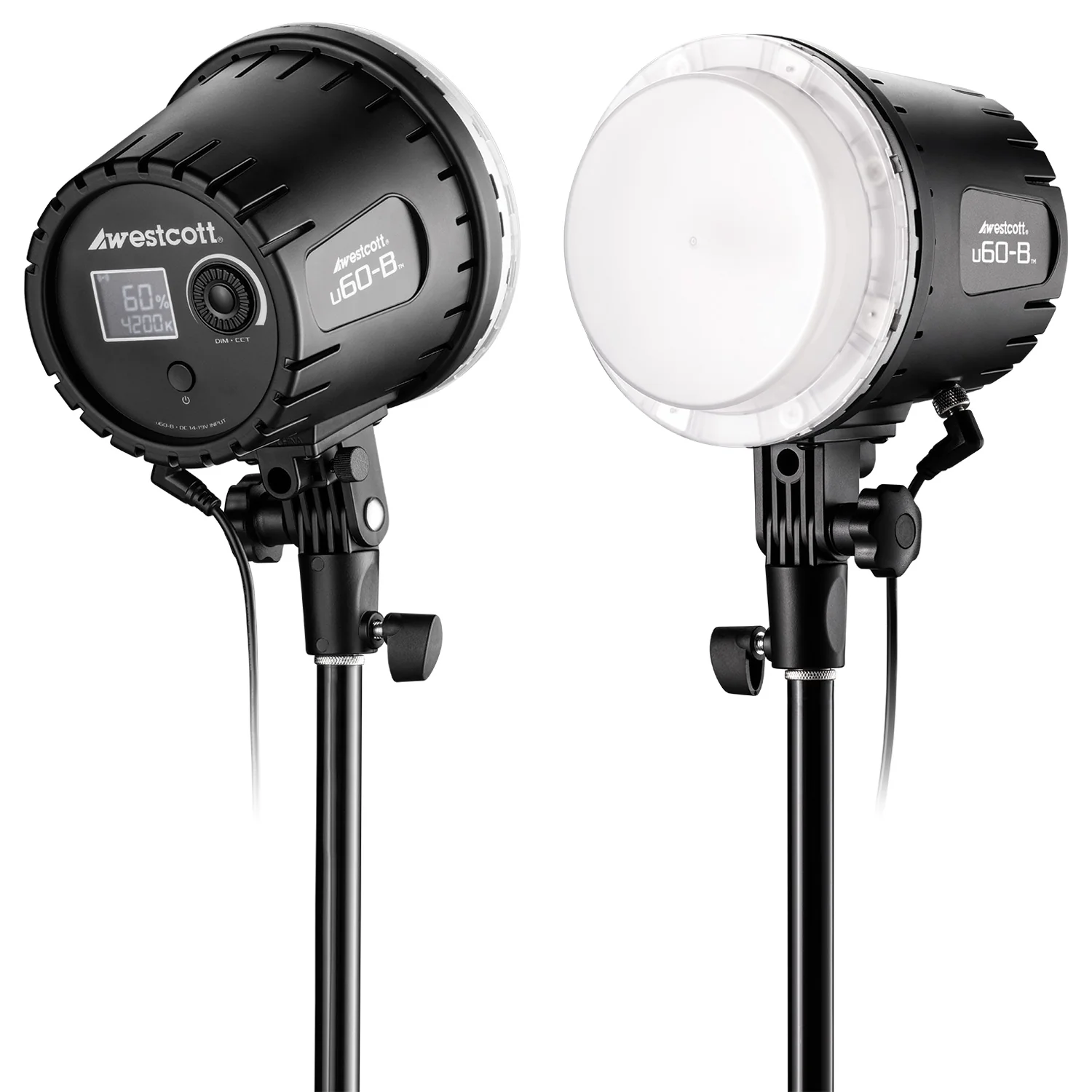 U60-B Bi-Color LED 2-Light Softbox Kit - Image 8