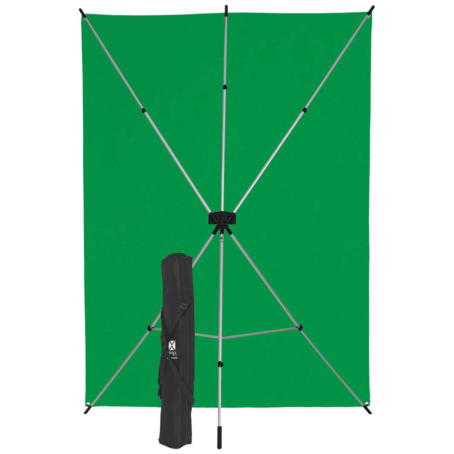 uLite 2-Light Umbrella Kit with X-Drop Backdrop & Stands - Image 14