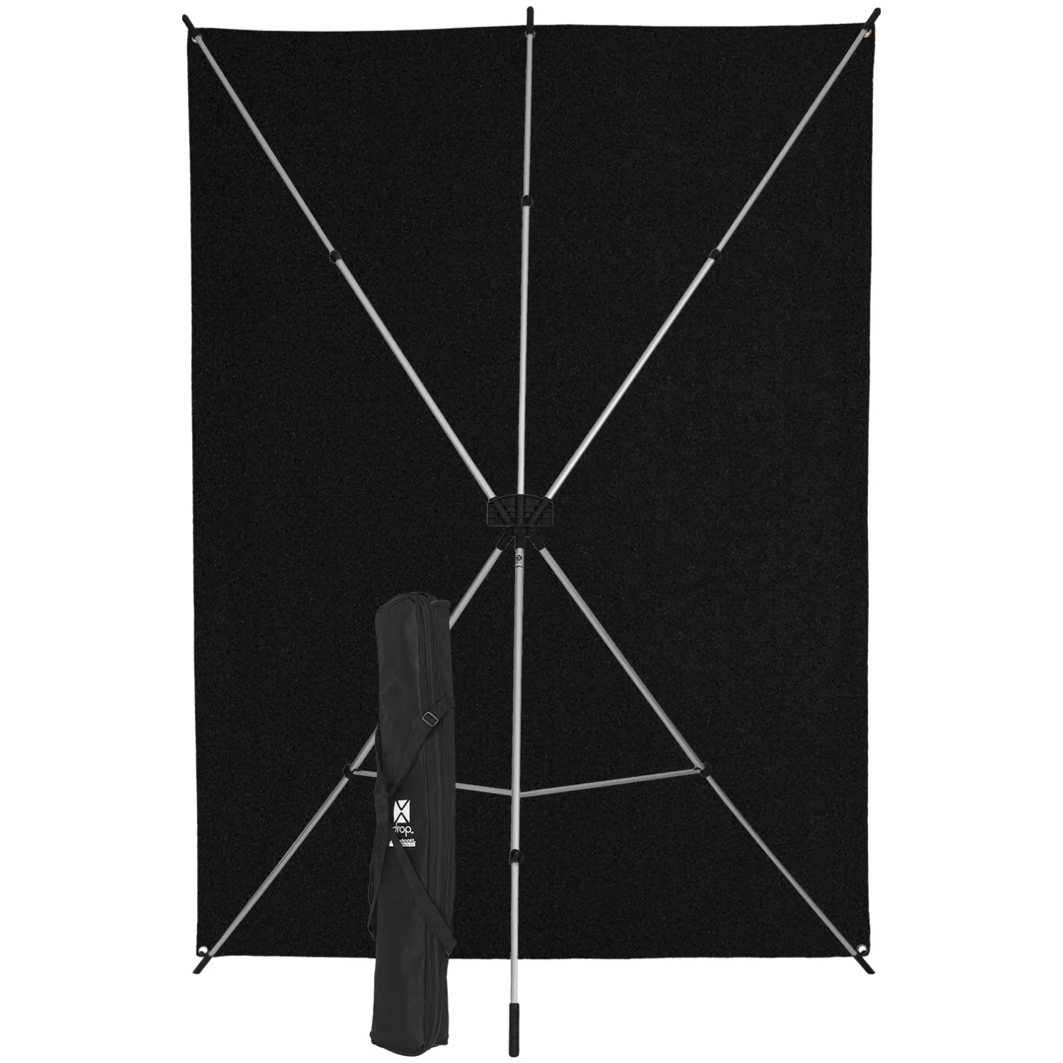 uLite 2-Light Umbrella Kit with X-Drop Backdrop & Stands - Image 17