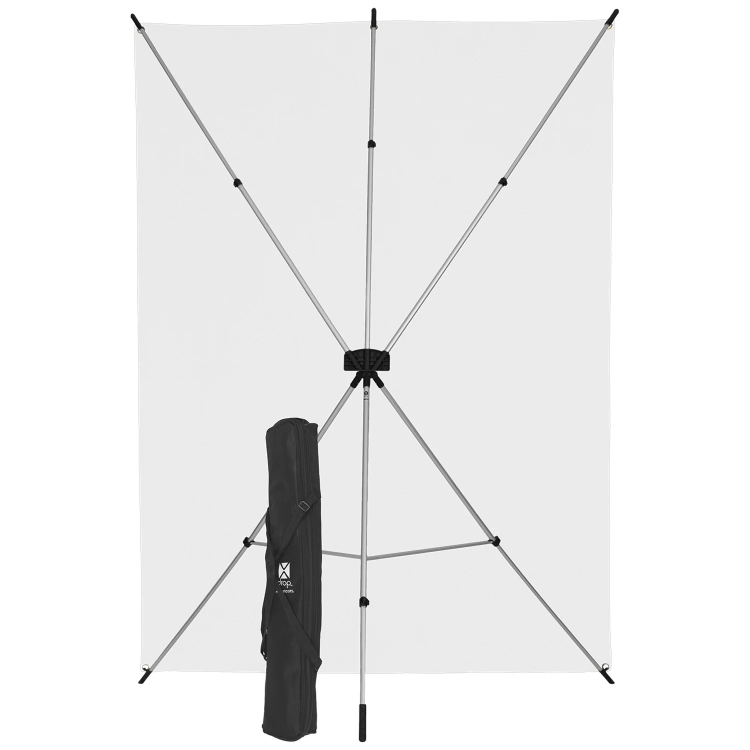 uLite 2-Light Umbrella Kit with X-Drop Backdrop & Stands - Image 20