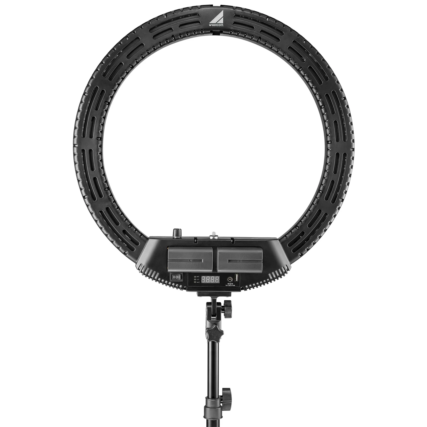Ring Light Bi-Color LED Kit with Batteries and Stand - Image 3