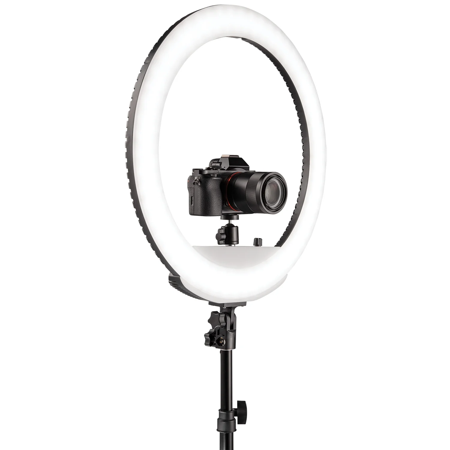 Ring Light Bi-Color LED Kit with Batteries and Stand - Image 9