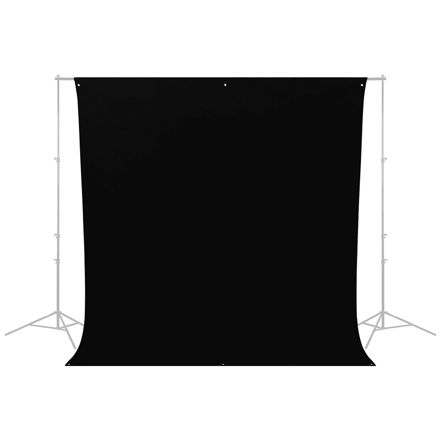Wrinkle-Resistant Backdrop - Rich Black (9' x 10') - Image 3