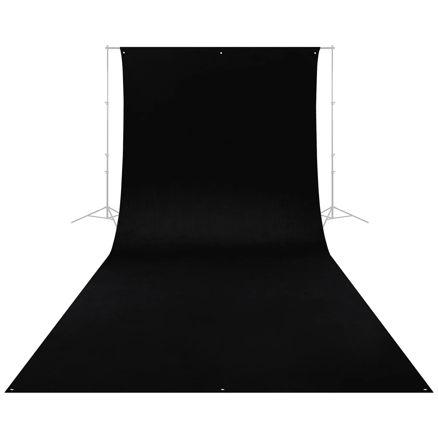 Wrinkle-Resistant Backdrop - Rich Black (9' x 20') - Image 6
