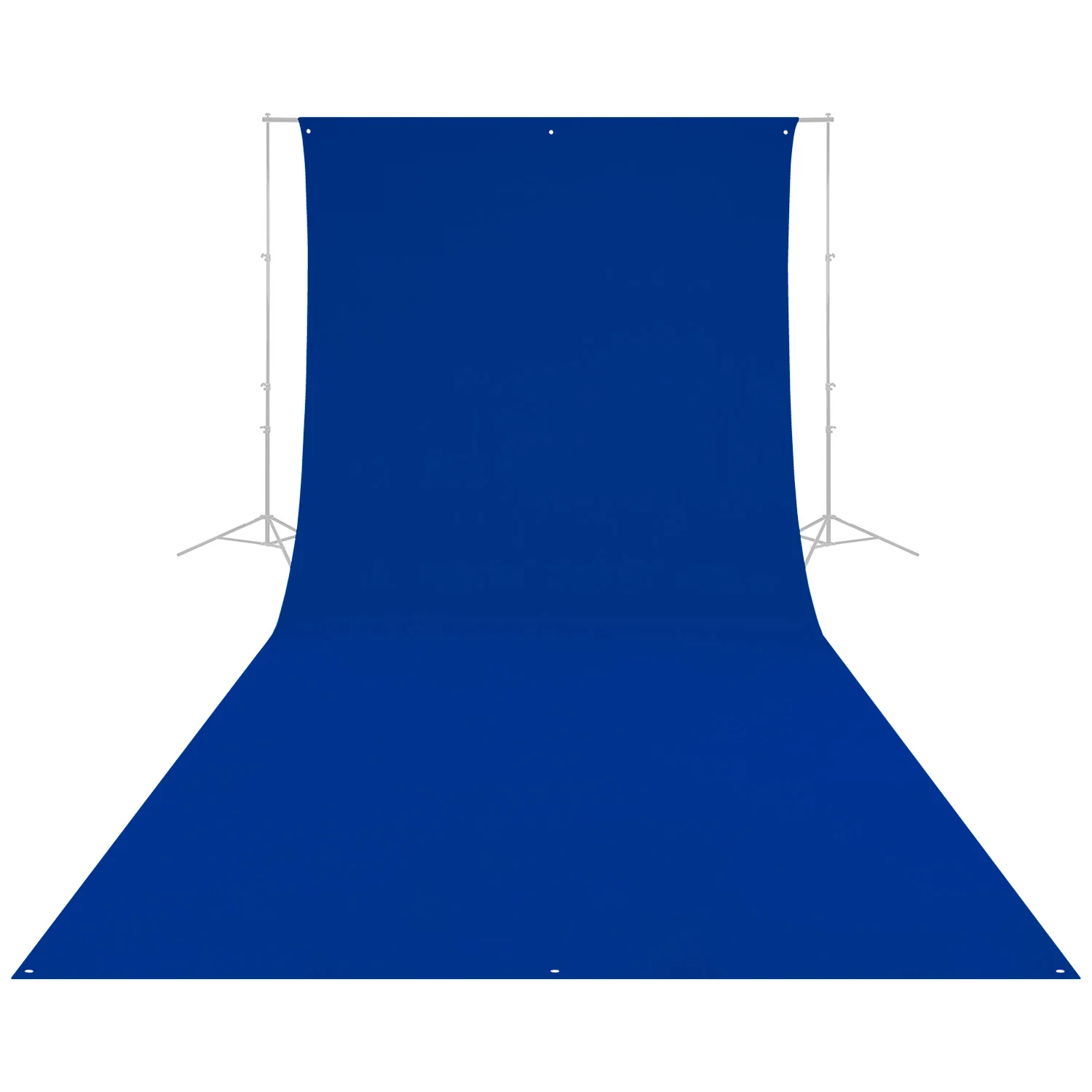 Wrinkle-Resistant Backdrop - Royal Blue / Chroma-Key Blue (9' x 20') - Image 4