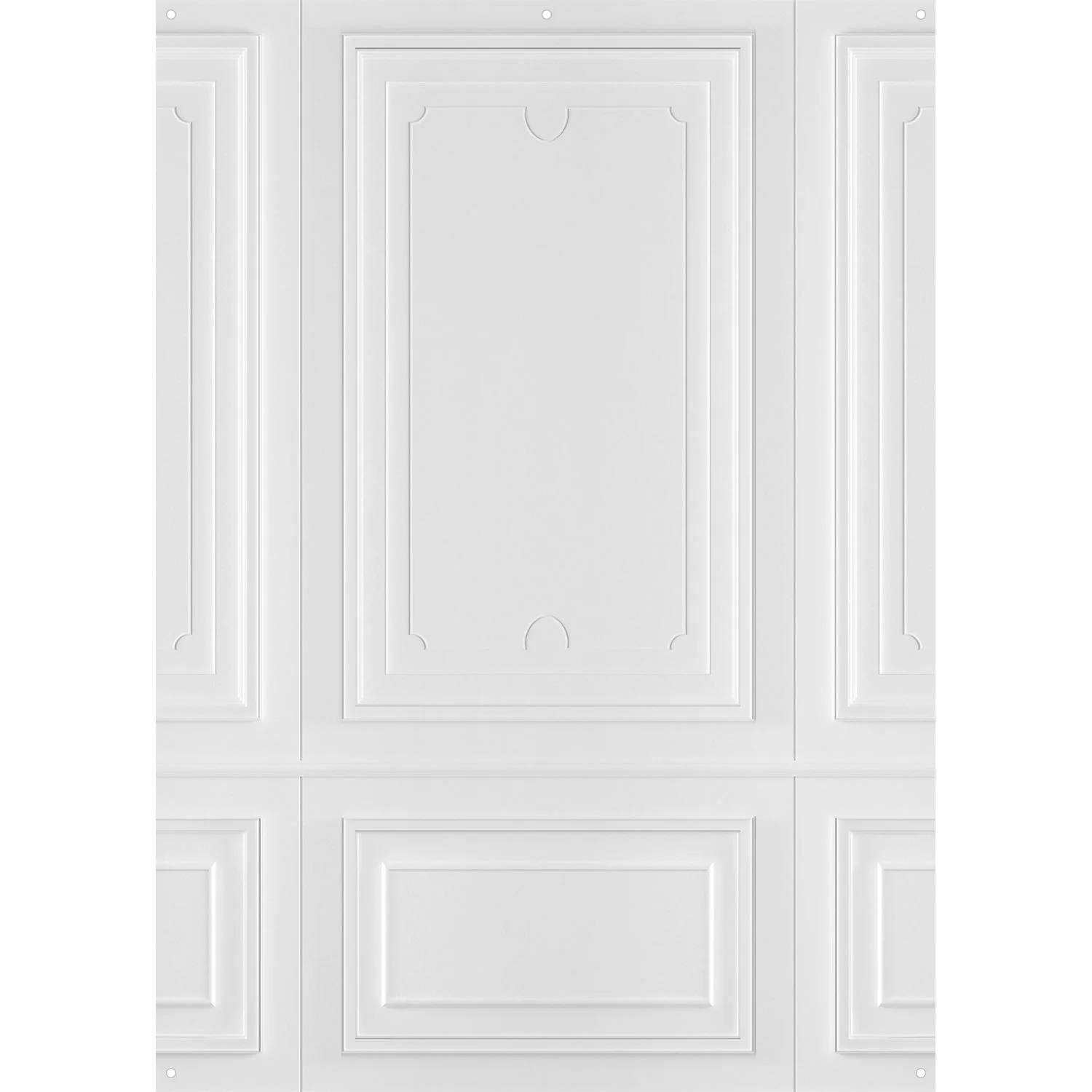 X-Drop Canvas Backdrop - Classic Wall Molding (5' x 7')