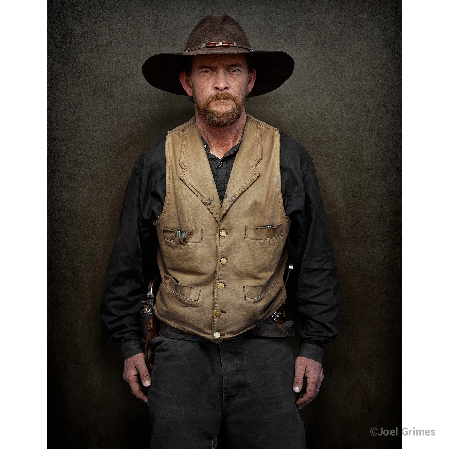 X-Drop Canvas Backdrop - Sandstone by Joel Grimes (5' x 7') - Image 2
