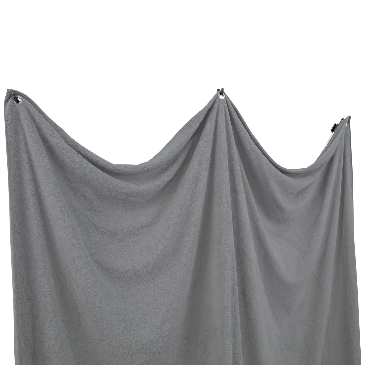 X-Drop Pro Wrinkle-Resistant Backdrop Kit - Neutral Gray (8' x 8') - Image 4