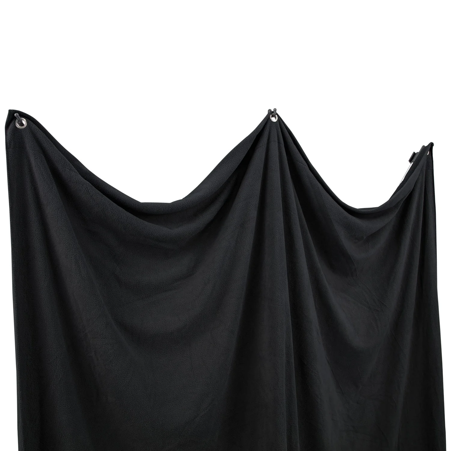 X-Drop Pro Wrinkle-Resistant Backdrop Kit - Rich Black (8' x 8') - Image 8