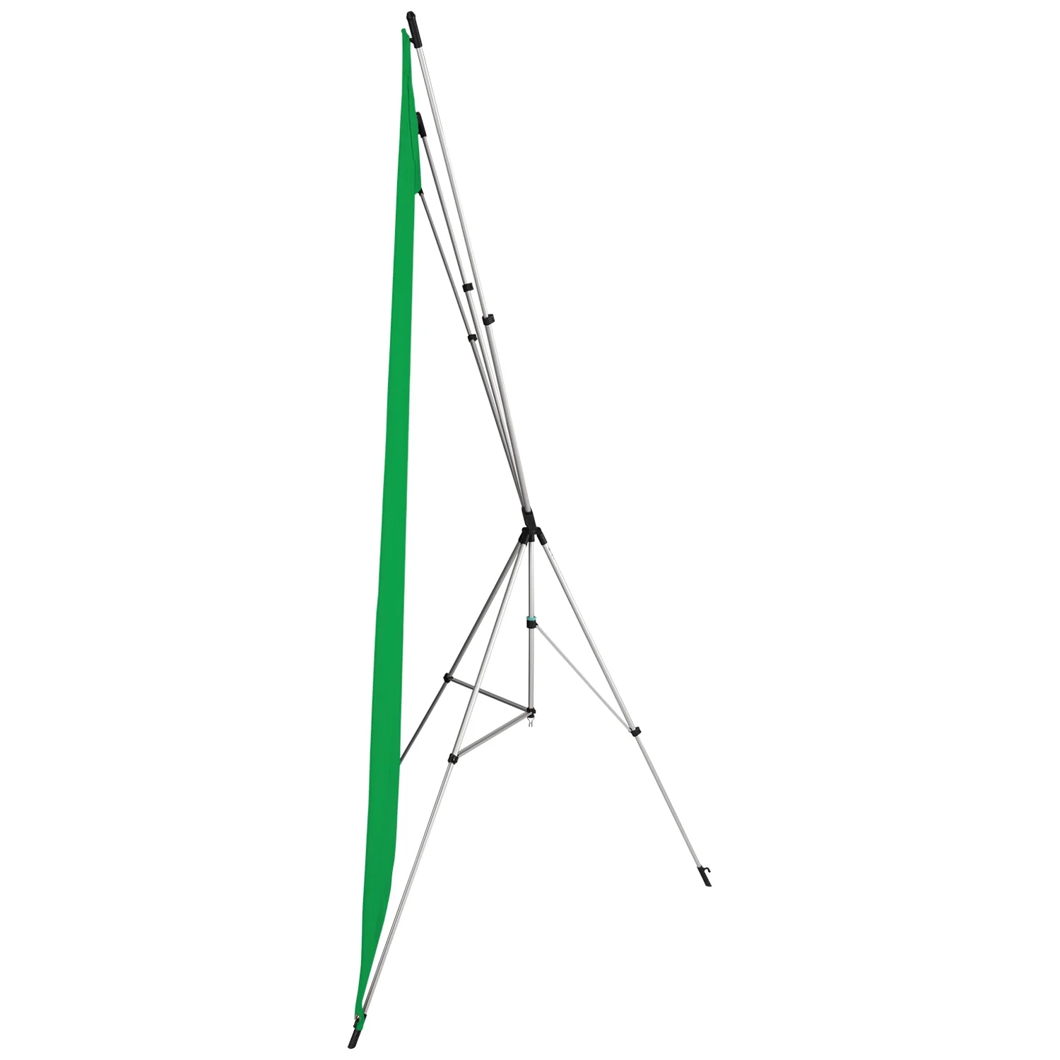 X-Drop Wrinkle-Resistant Backdrop Kit - Chroma-Key Green Screen (5' x 7') - Image 7