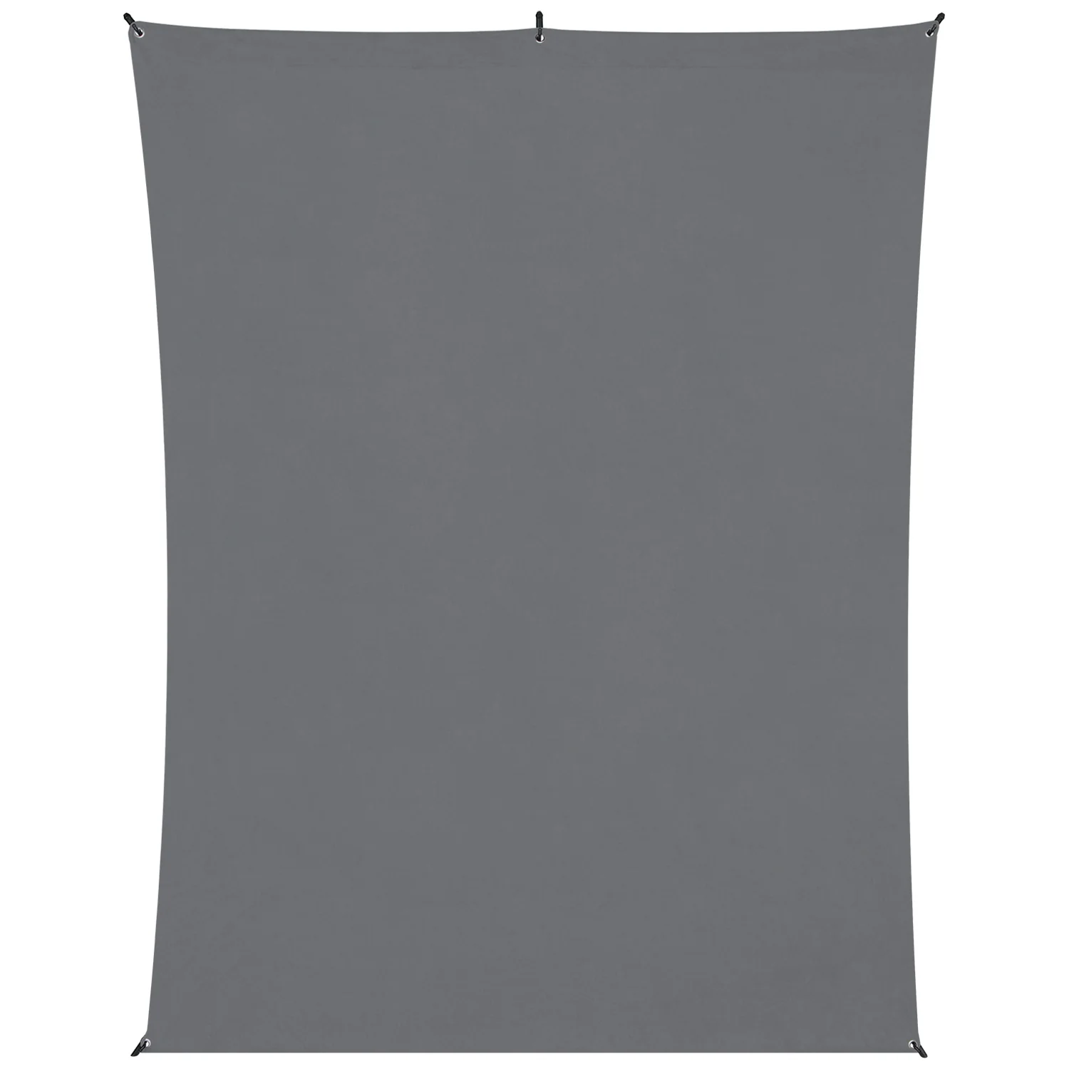 X-Drop Wrinkle-Resistant Backdrop Kit - Neutral Gray (5' x 7') - Image 3