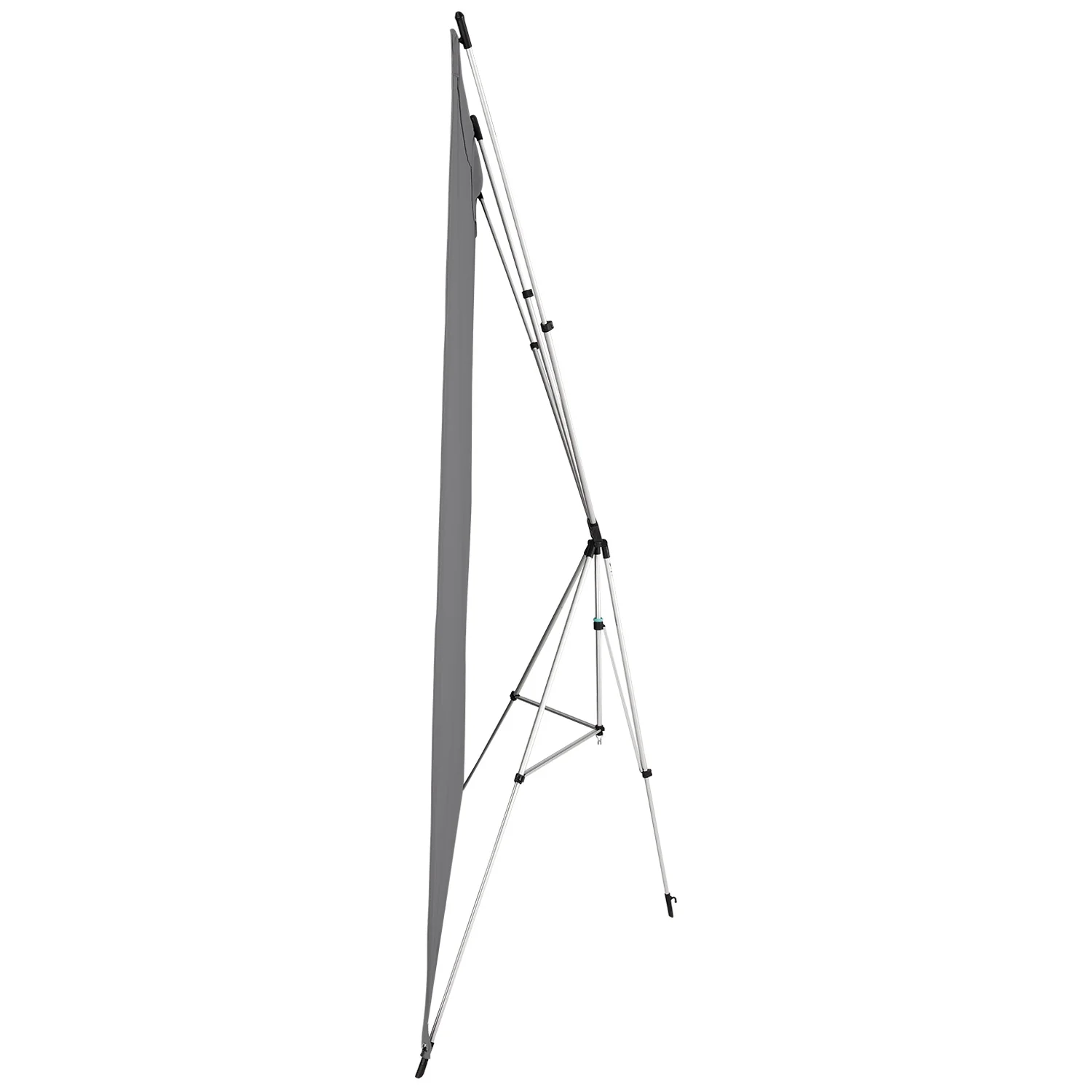 X-Drop Wrinkle-Resistant Backdrop Kit - Neutral Gray (5' x 7') - Image 7