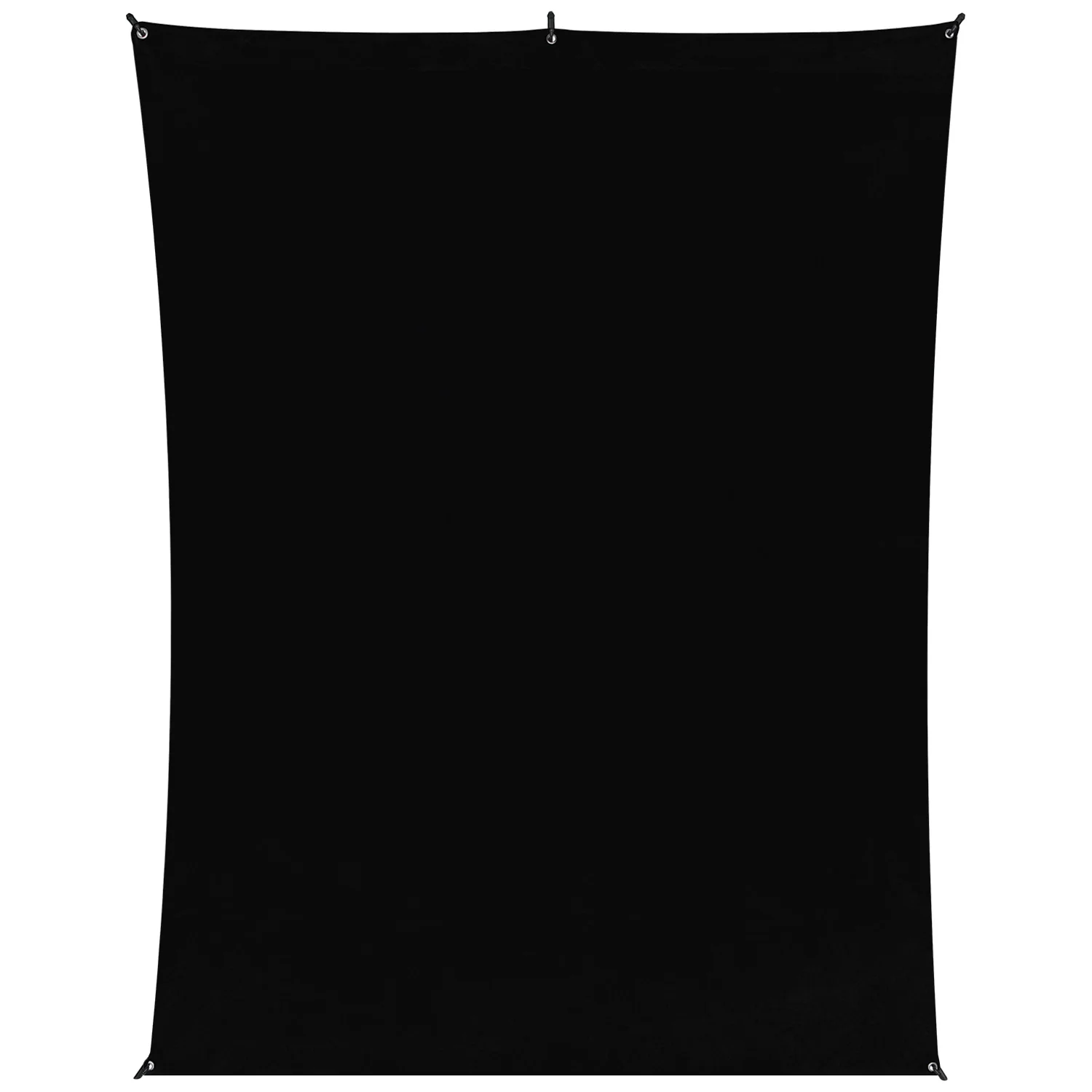 X-Drop Wrinkle-Resistant Backdrop Kit - Rich Black (5' x 7') - Image 3