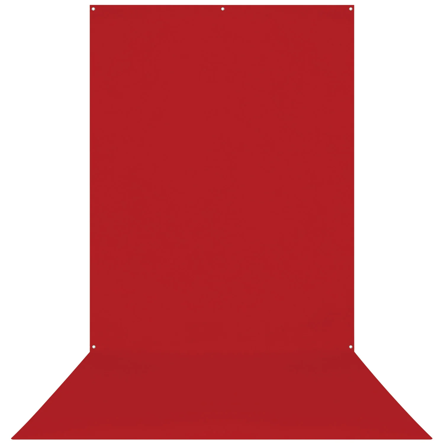 X-Drop Wrinkle-Resistant Backdrop - Scarlet Red (5' x 12')