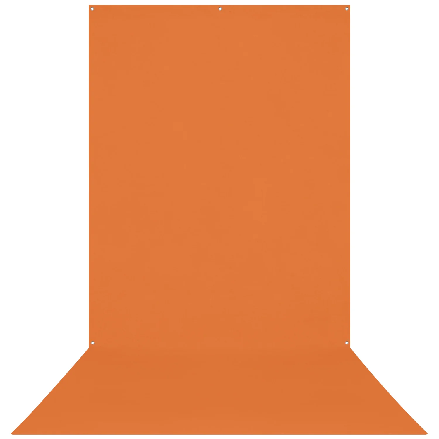 X-Drop Wrinkle-Resistant Backdrop - Tiger Orange (5' x 12')