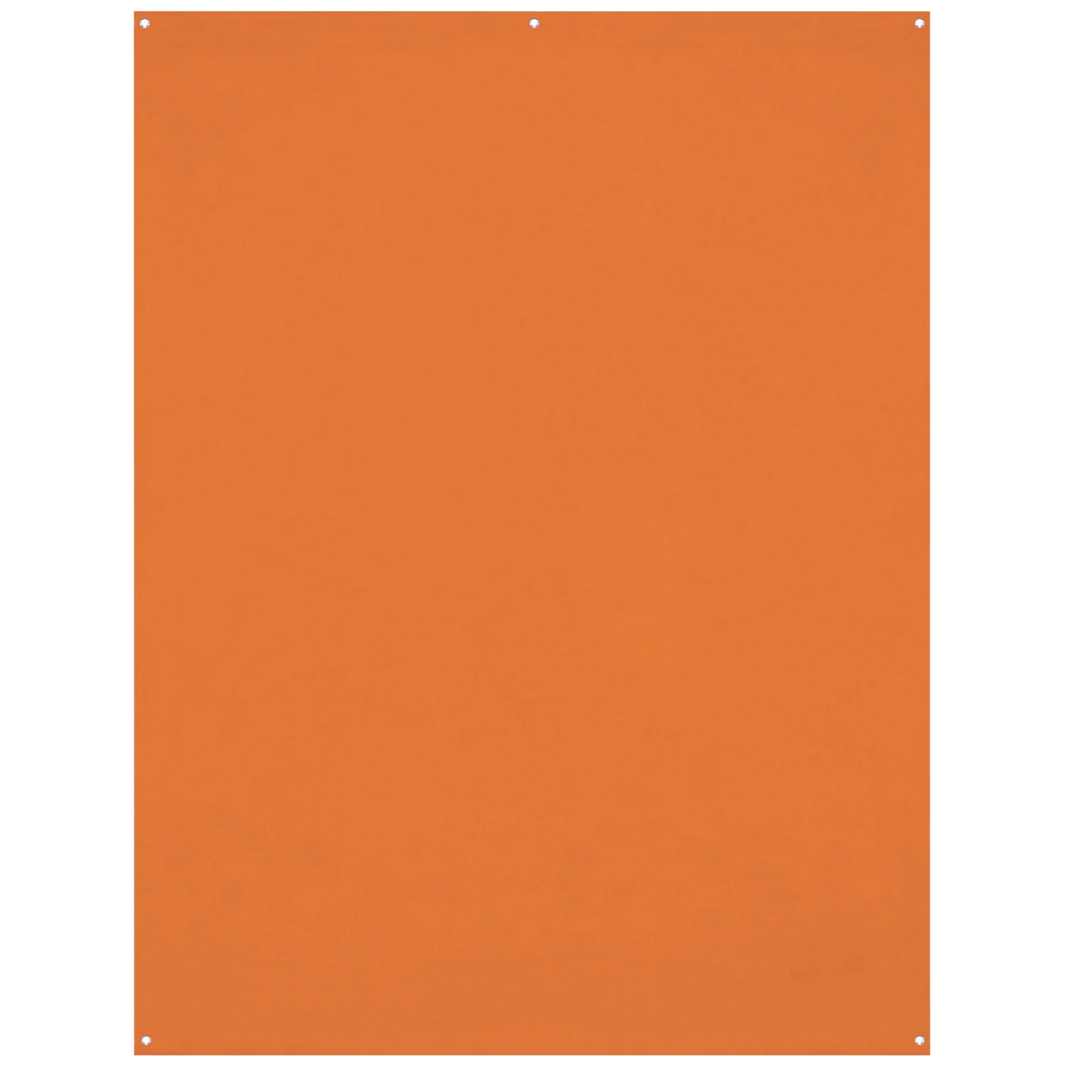 X-Drop Wrinkle-Resistant Backdrop - Tiger Orange (5' x 7')