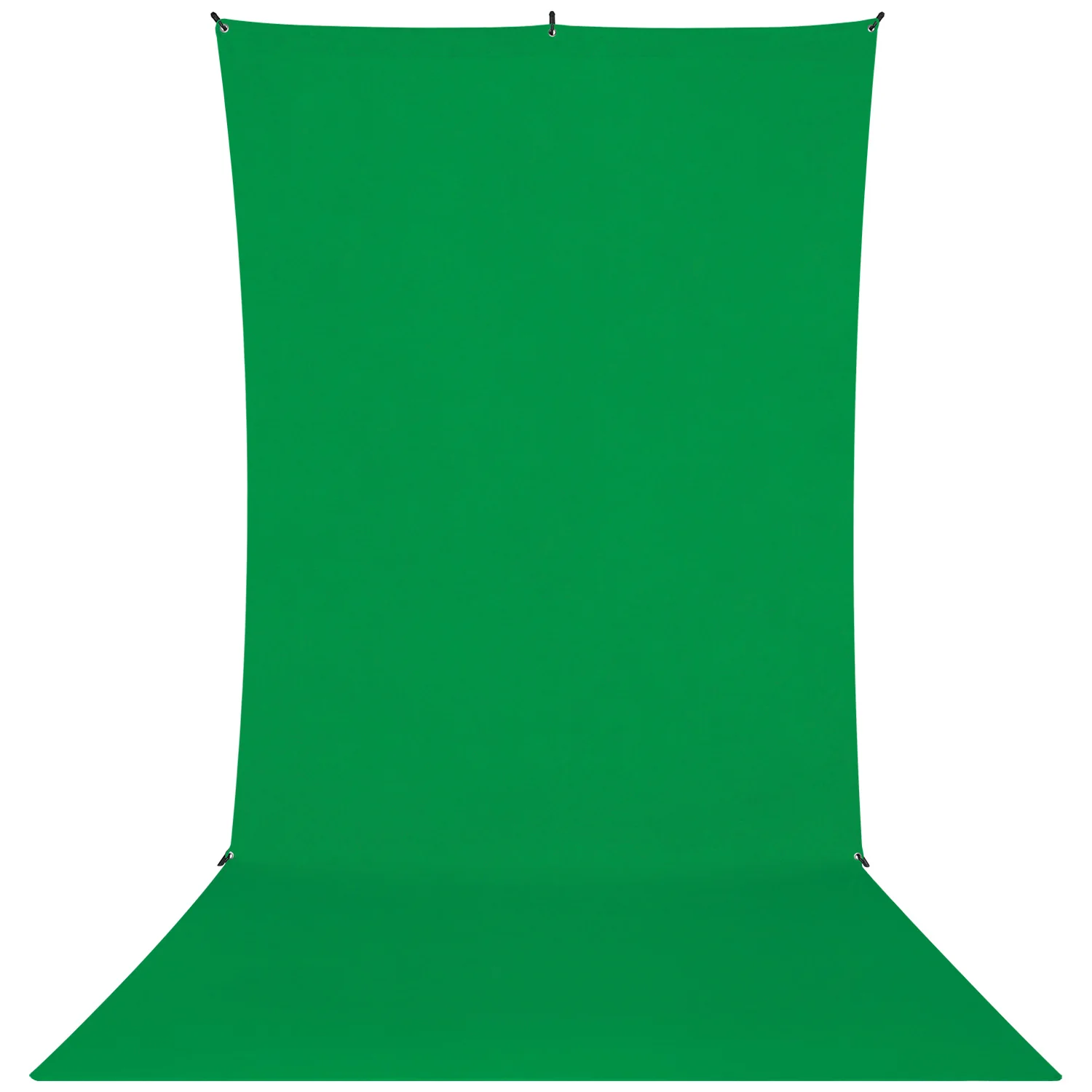X-Drop Wrinkle-Resistant Sweep Backdrop Kit - Chroma-Key Green Screen (5' x 12') - Image 3