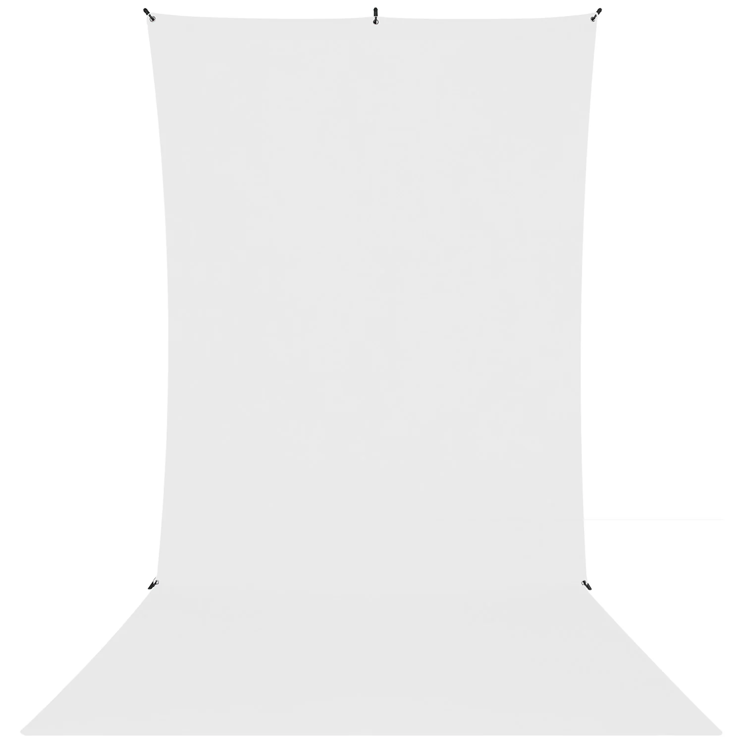 X-Drop Wrinkle-Resistant Sweep Backdrop Kit - High-Key White (5' x 12') - Image 3